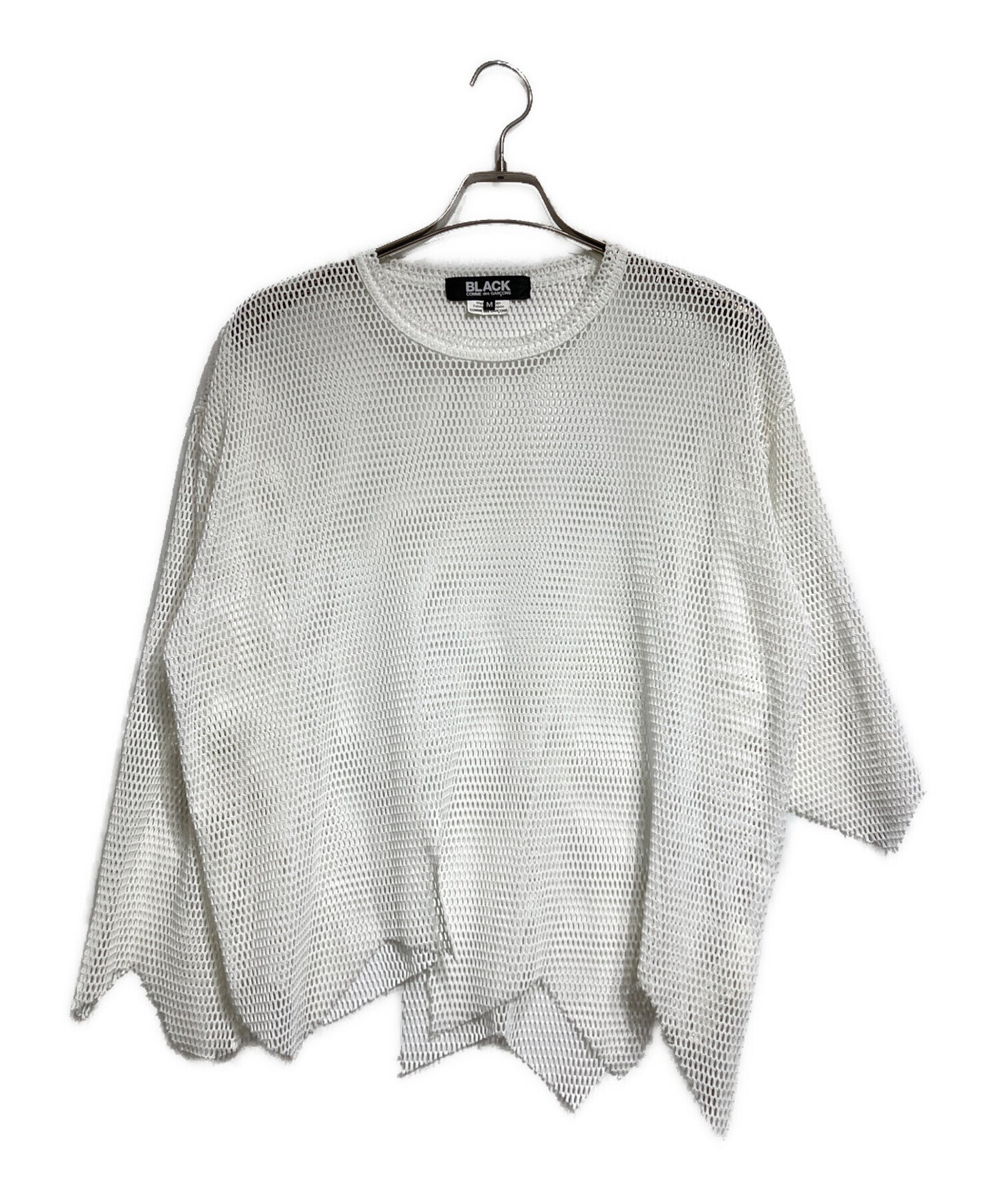 [Pre-owned] BLACK COMME des GARCONS Asymmetry Cut Mesh Cutsew 1K-T001
