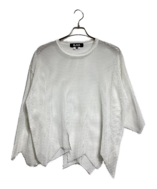 [Pre-owned] BLACK COMME des GARCONS Asymmetry Cut Mesh Cutsew 1K-T001