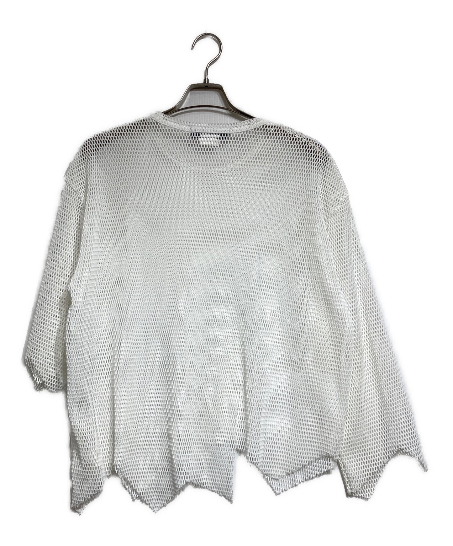 [Pre-owned] BLACK COMME des GARCONS Asymmetry Cut Mesh Cutsew 1K-T001