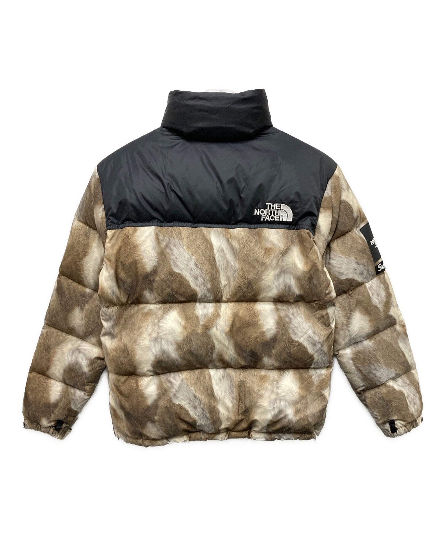 [Pre-owned] SUPREME Fur Print Nuptse Jacket ND01340