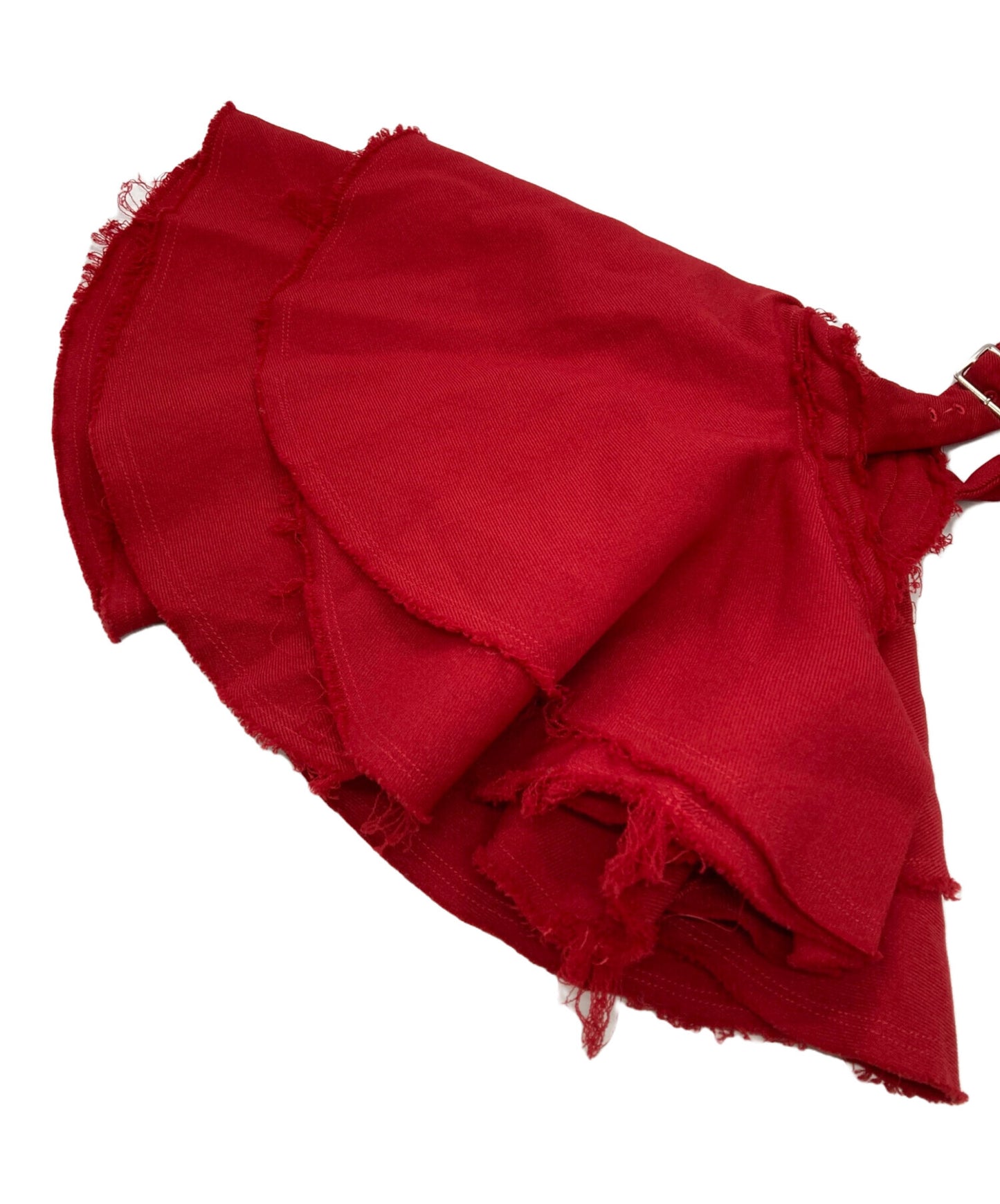 [Pre-owned] COMME des GARCONS COMME des GARCONS Poly-shrunk frill harness bolero RK-K802
