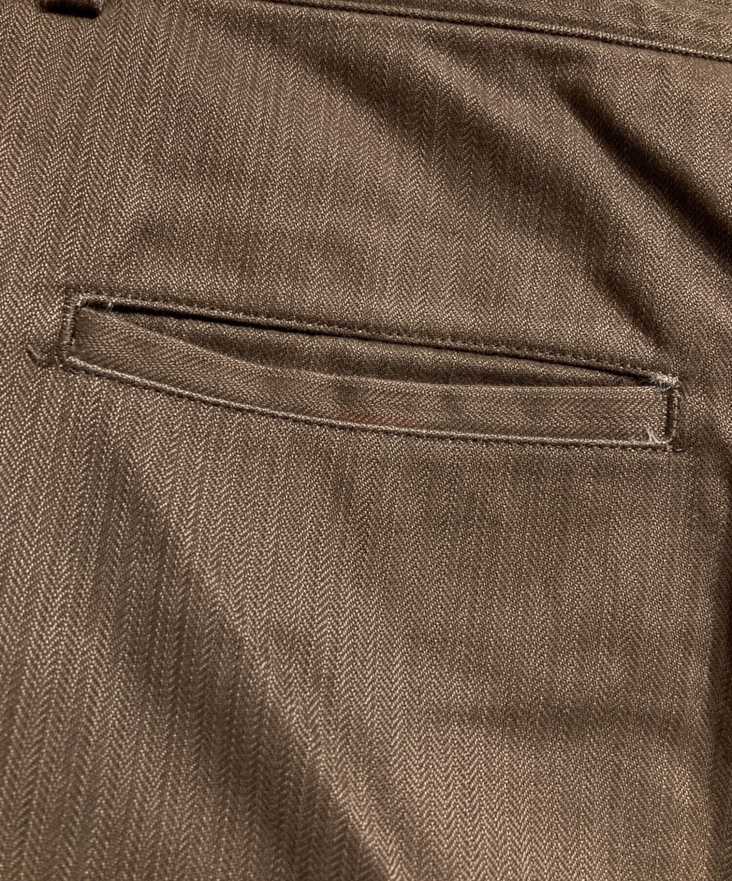 [Pre-owned] Y's HBT Cotton Wide-Leg Pants YM-P09-003