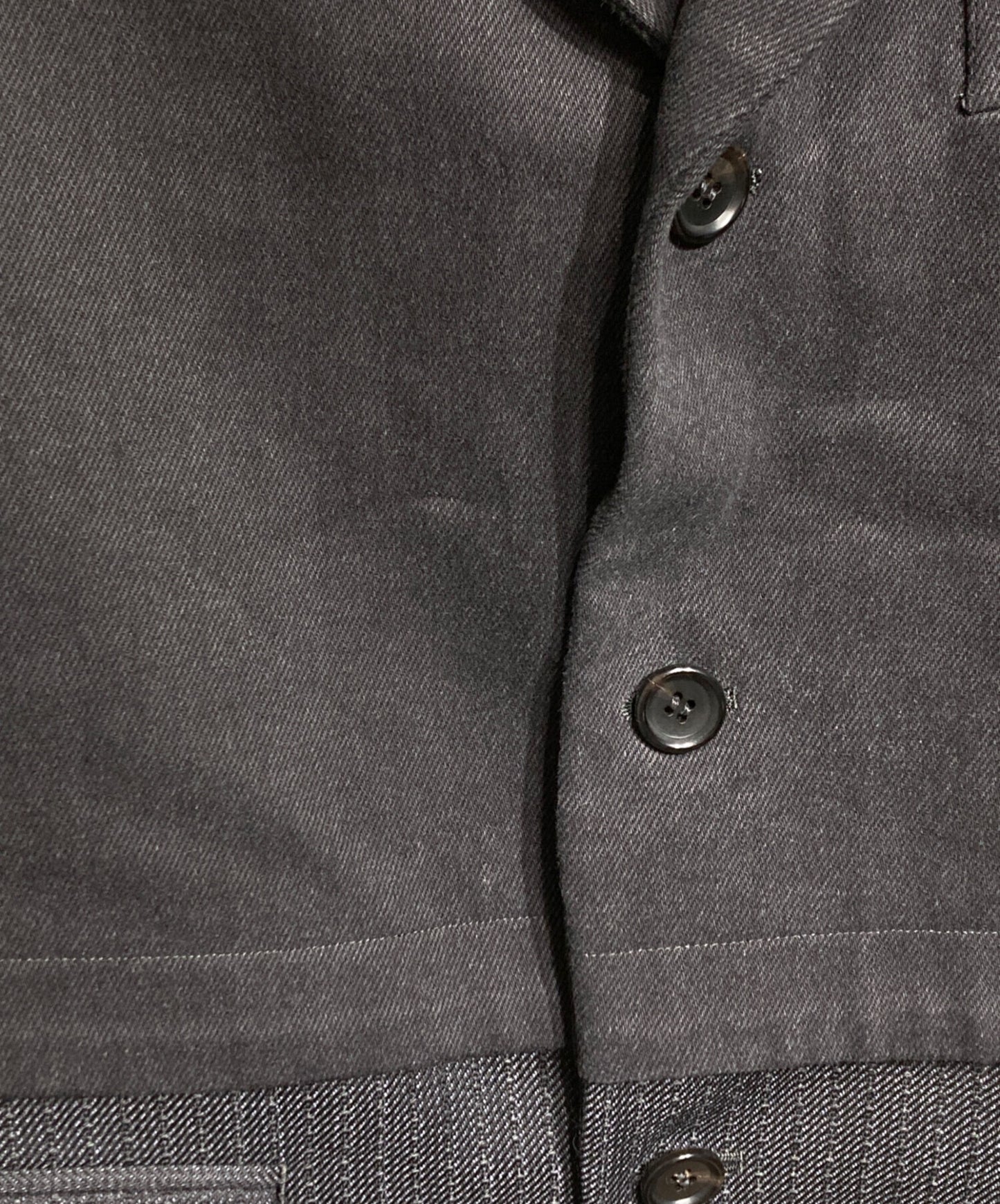 [Pre-owned] COMME des GARCONS HOMME DEUX Panelled 3-Button Jacket DJ-J028