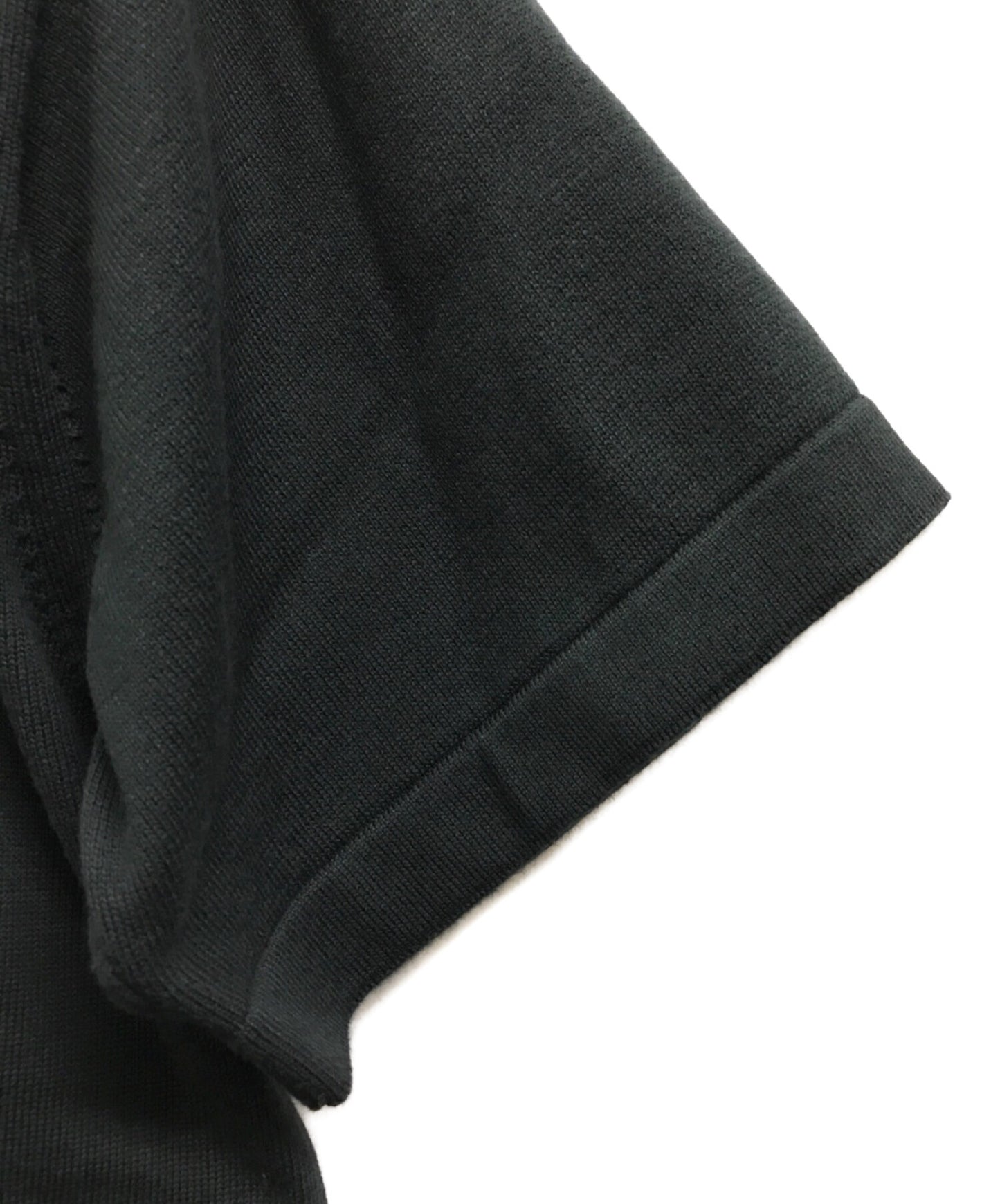 [Pre-owned] LOUIS VUITTON Short Sleeve Cotton Intarsia Crew Neck 1ABY15