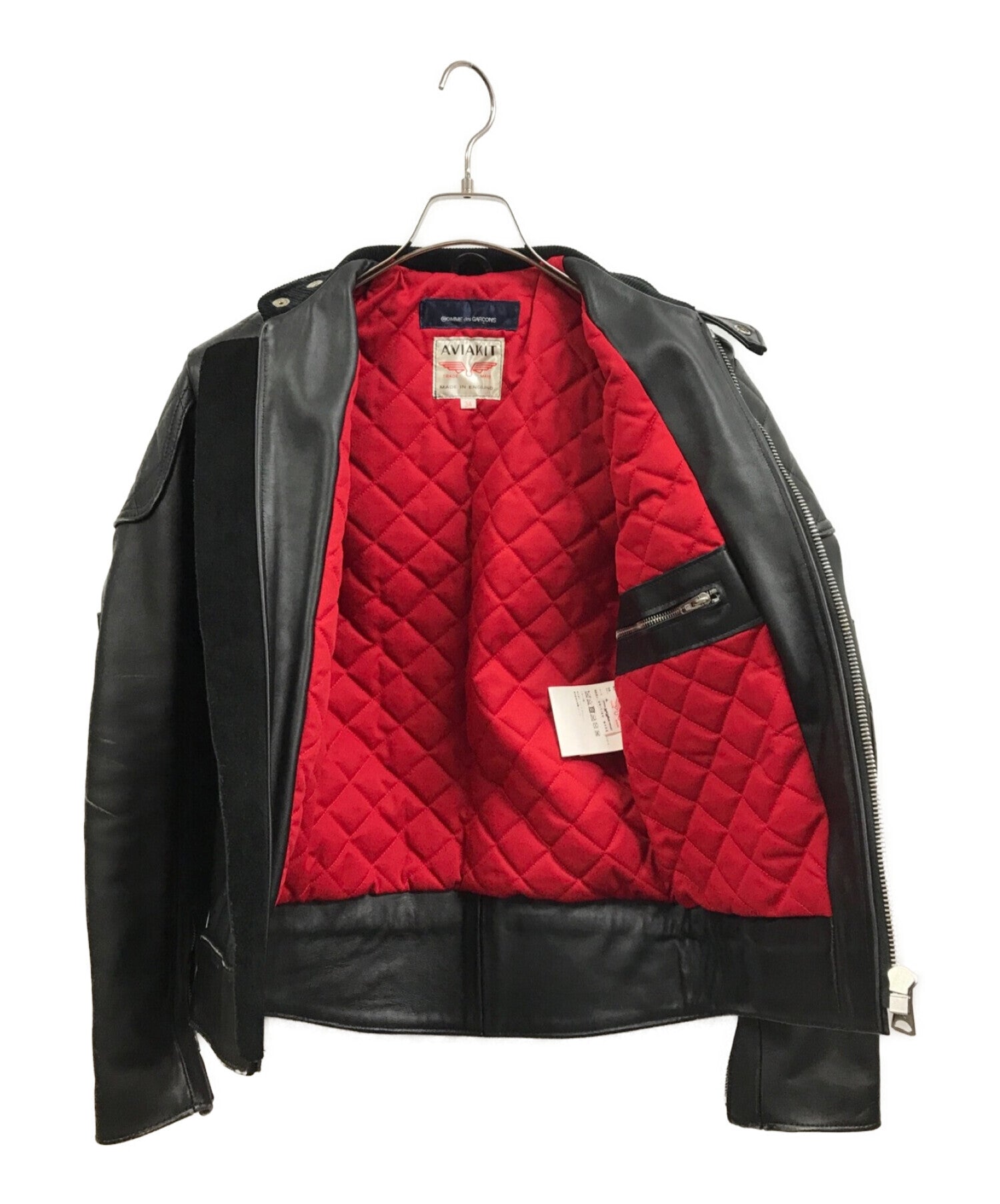 Pre-owned] COMME des GARCONS Super Phantom Damaged Single Leather