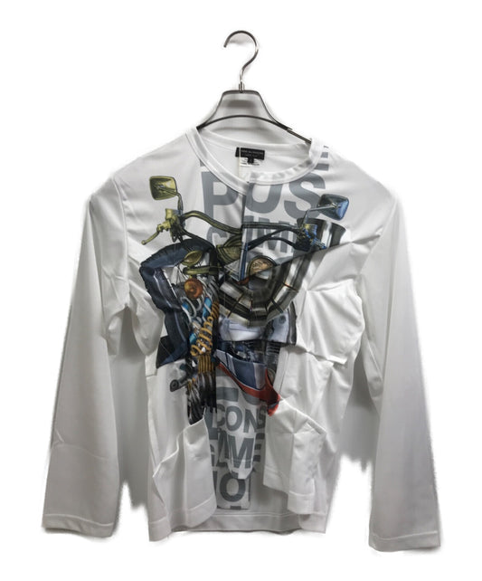 [Pre-owned] COMME des GARCONS HOMME PLUS 21SS graphic long-sleeved T-shirt PG-T004 AD2020
