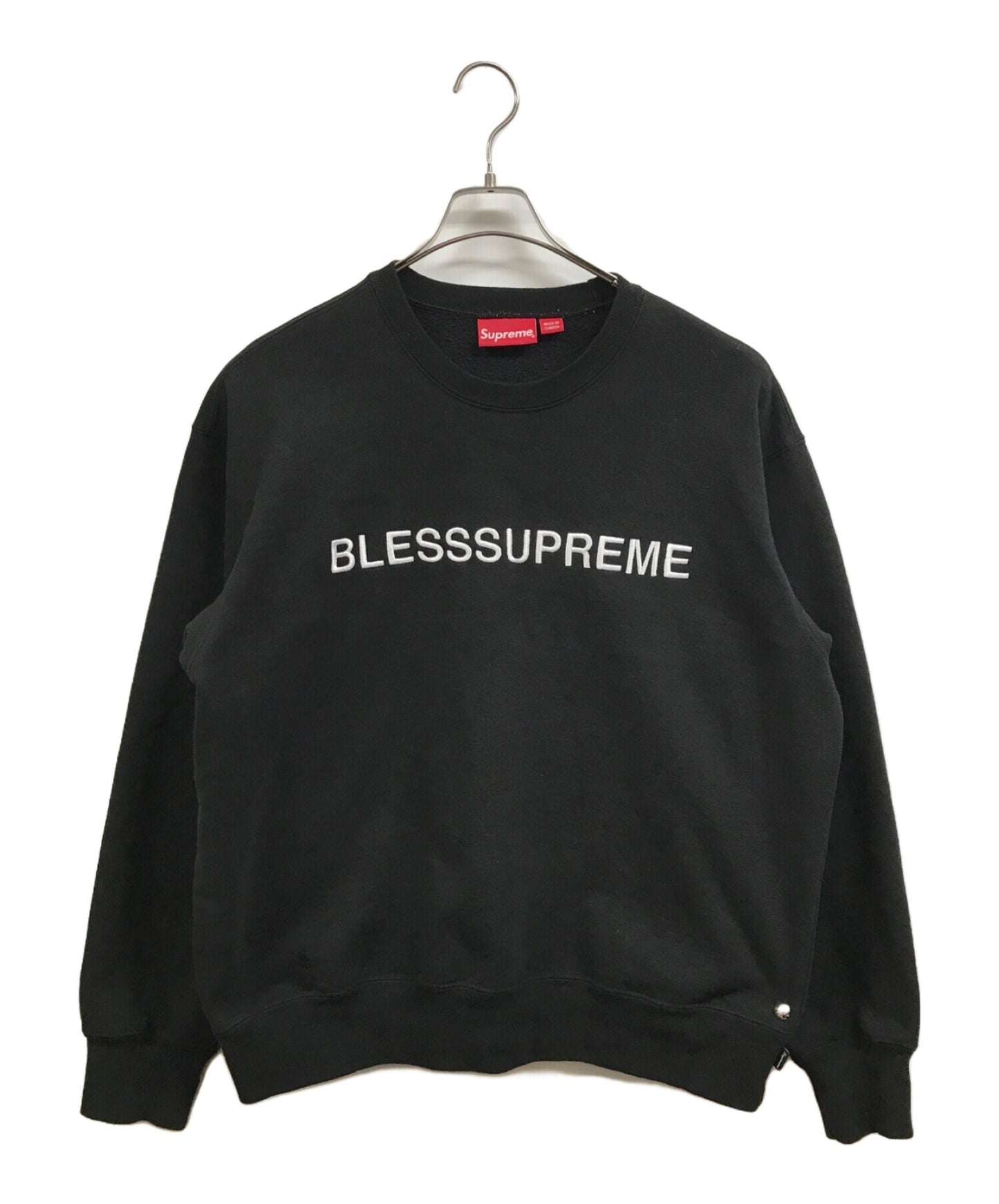 [Pre-owned] SUPREME crew neck sweatshirt