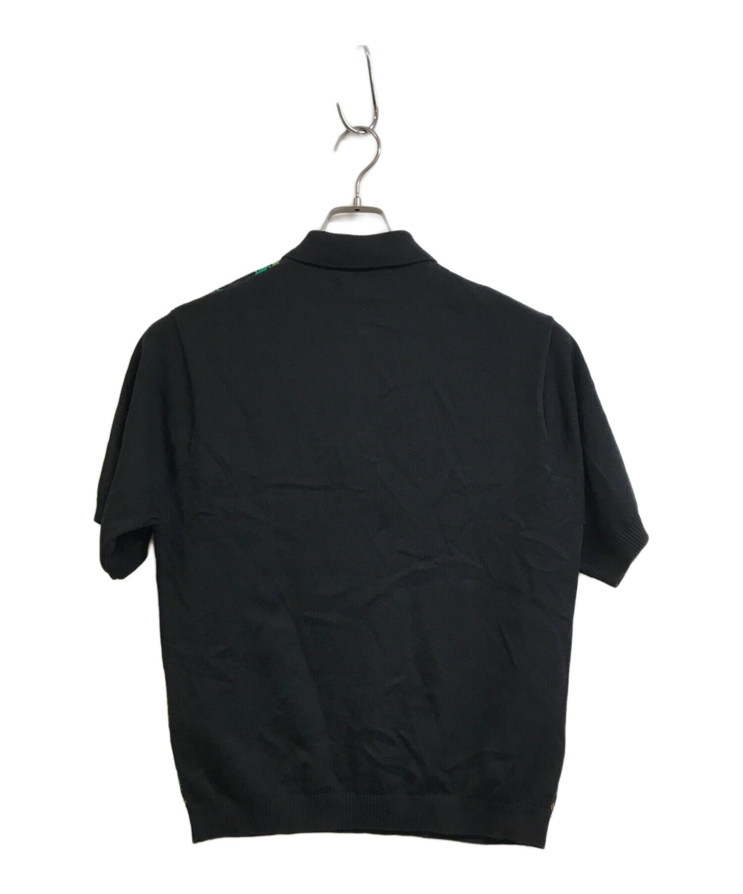 [Pre-owned] SUPREME Plaid Knit S/S Polo