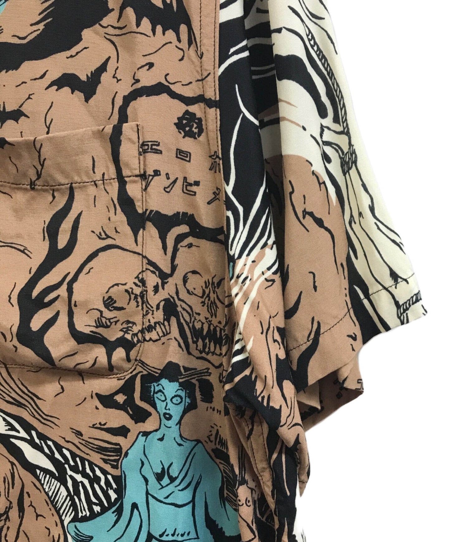 [Pre-owned] WACKO MARIA Erotic horror zombie nude aloha shirt