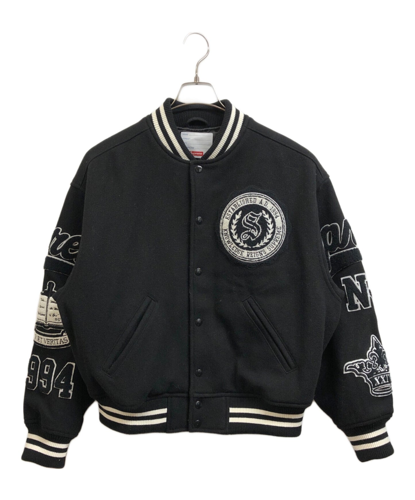 [Pre-owned] SUPREME Veritas Varsity Jacket