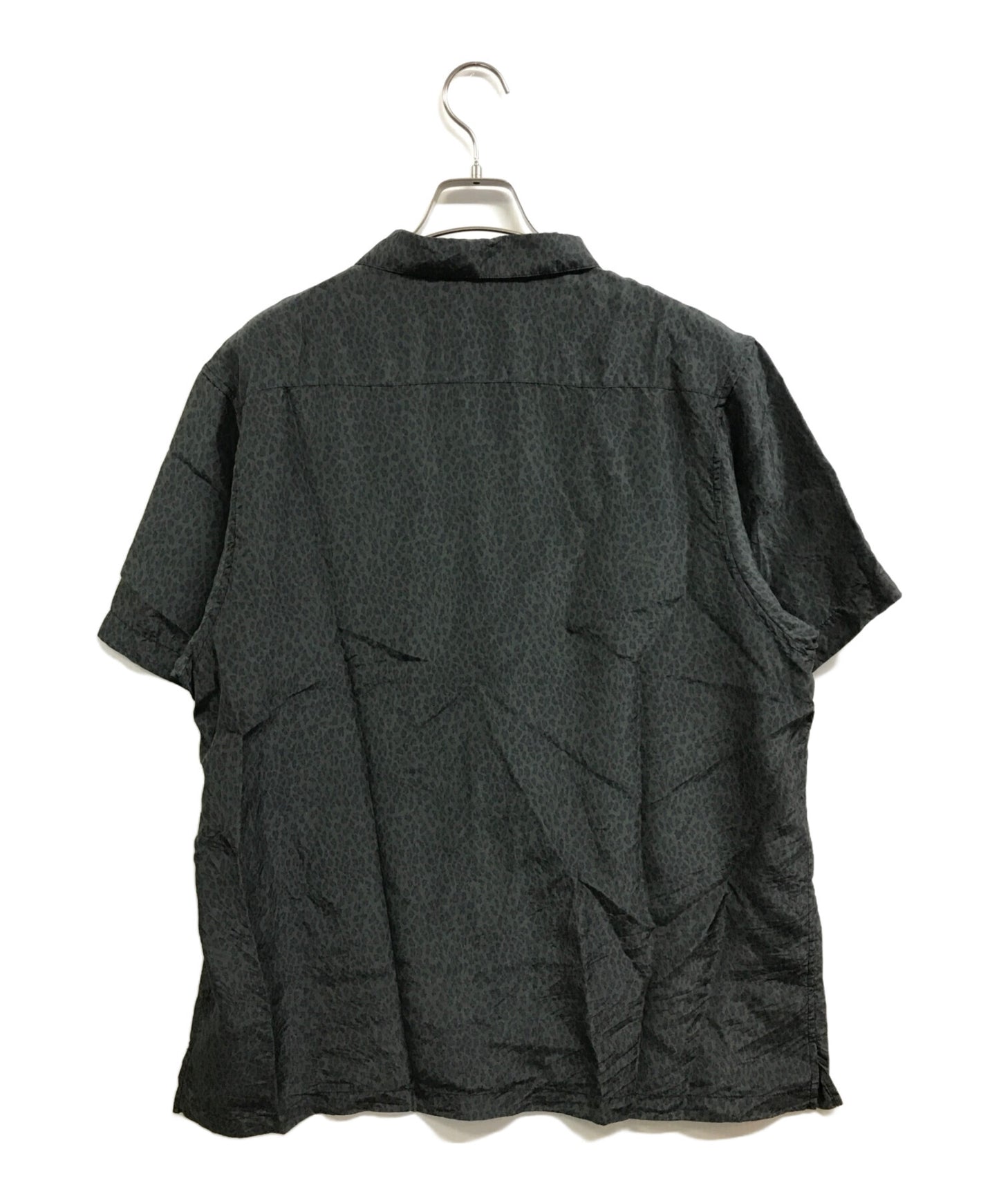 [Pre-owned] SUPREME Leopard Silk S/S Shirt