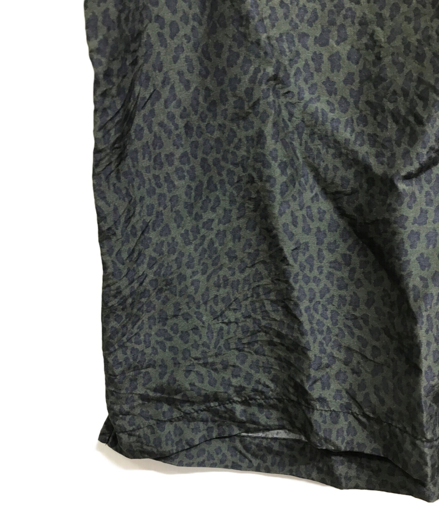 [Pre-owned] SUPREME Leopard Silk S/S Shirt