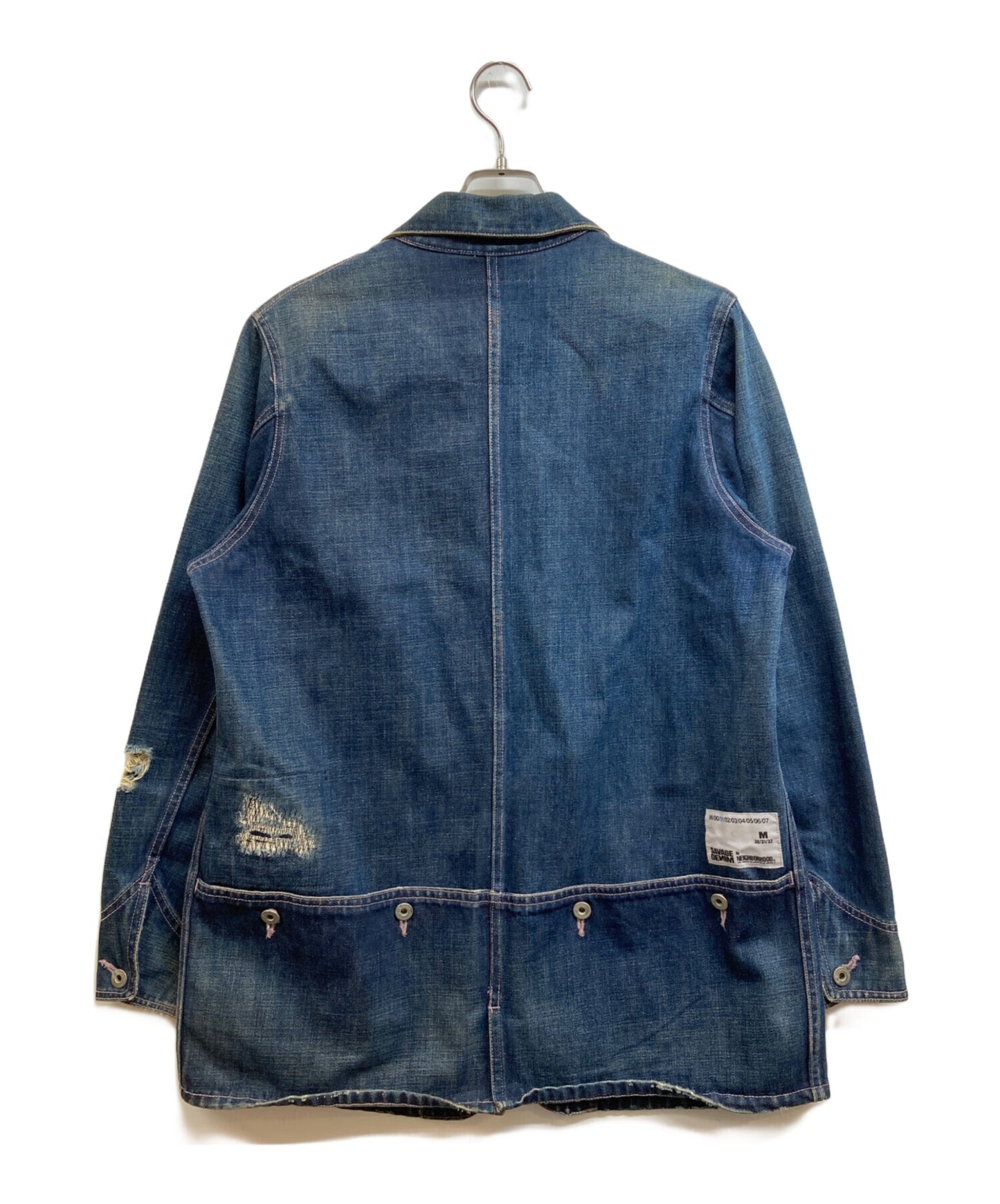 [Pre-owned] NEIGHBORHOOD Repaired Denim Coveralls