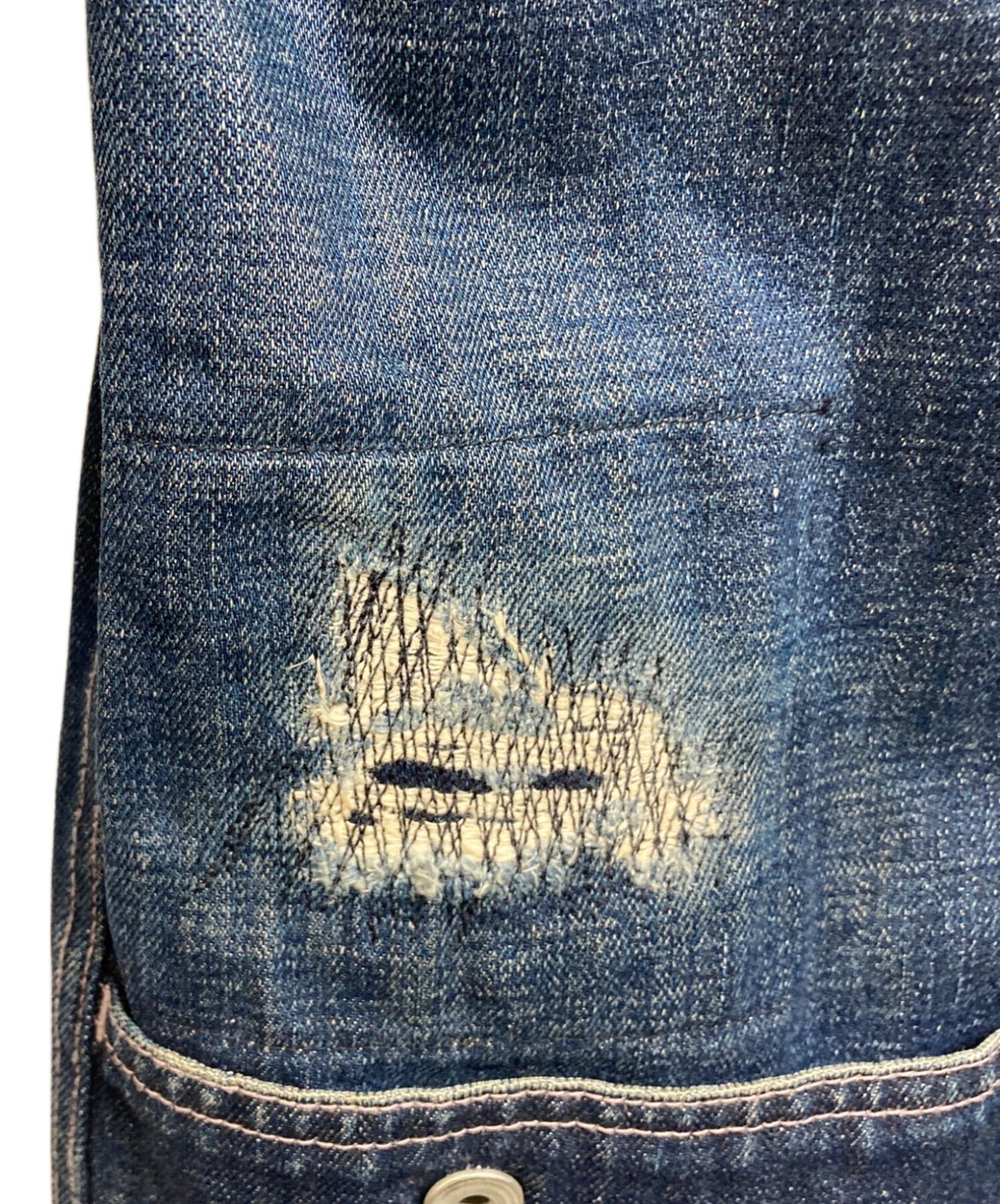 [Pre-owned] NEIGHBORHOOD Repaired Denim Coveralls
