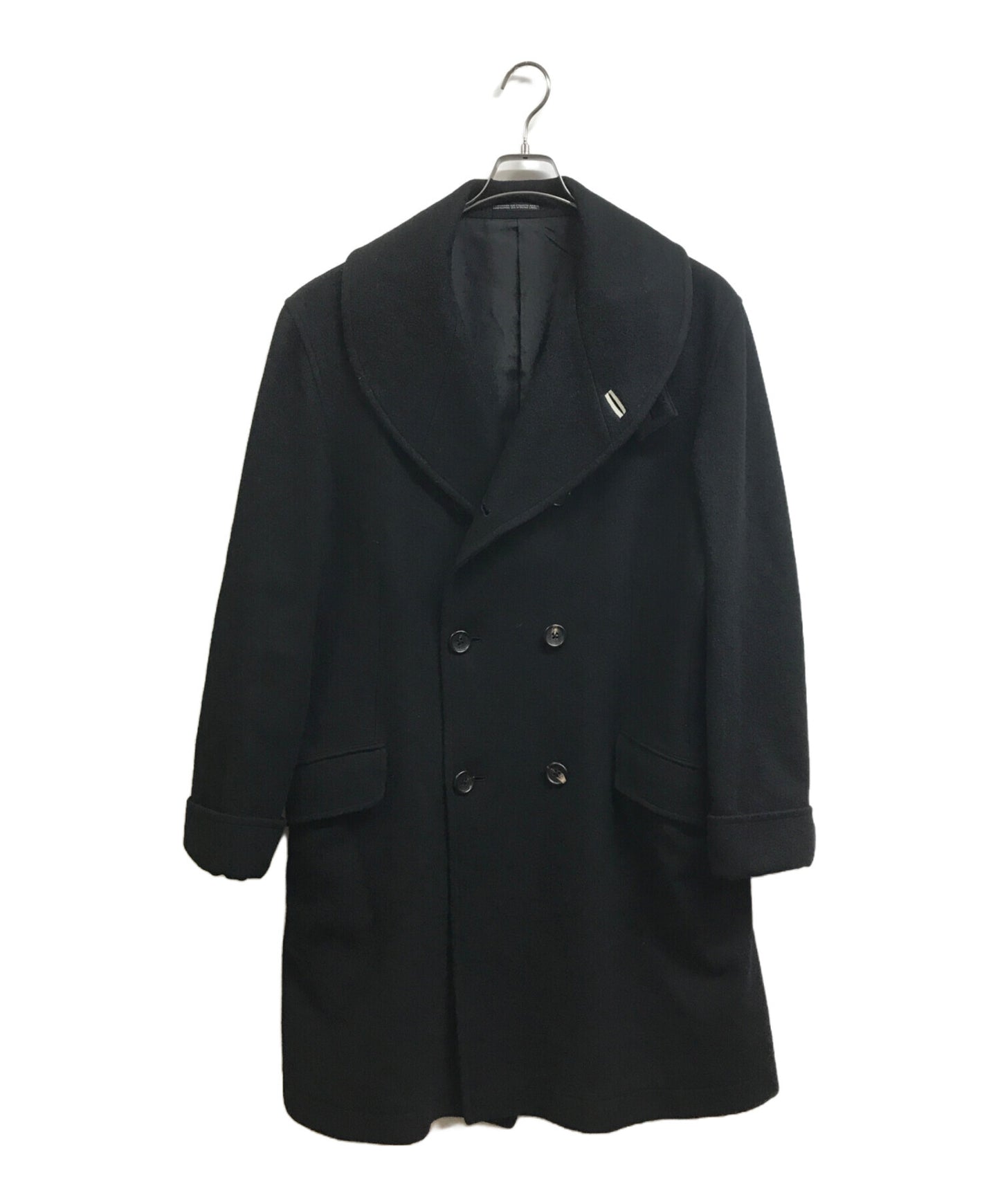 [Pre-owned] Yohji Yamamoto pour homme 01AW Double-breasted overcoat HV-C20-199