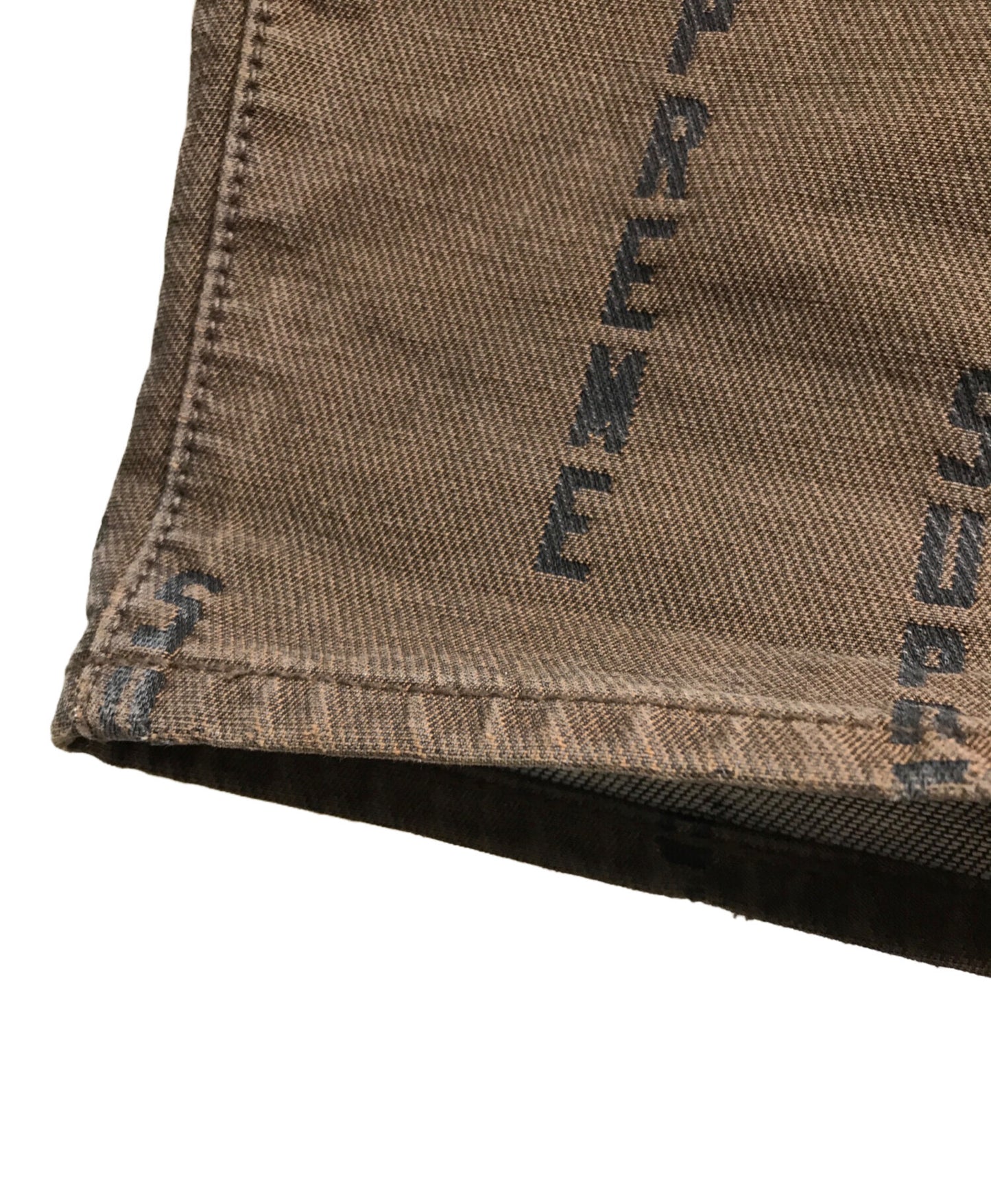 [Pre-owned] SUPREME stripe jacquard regular jean