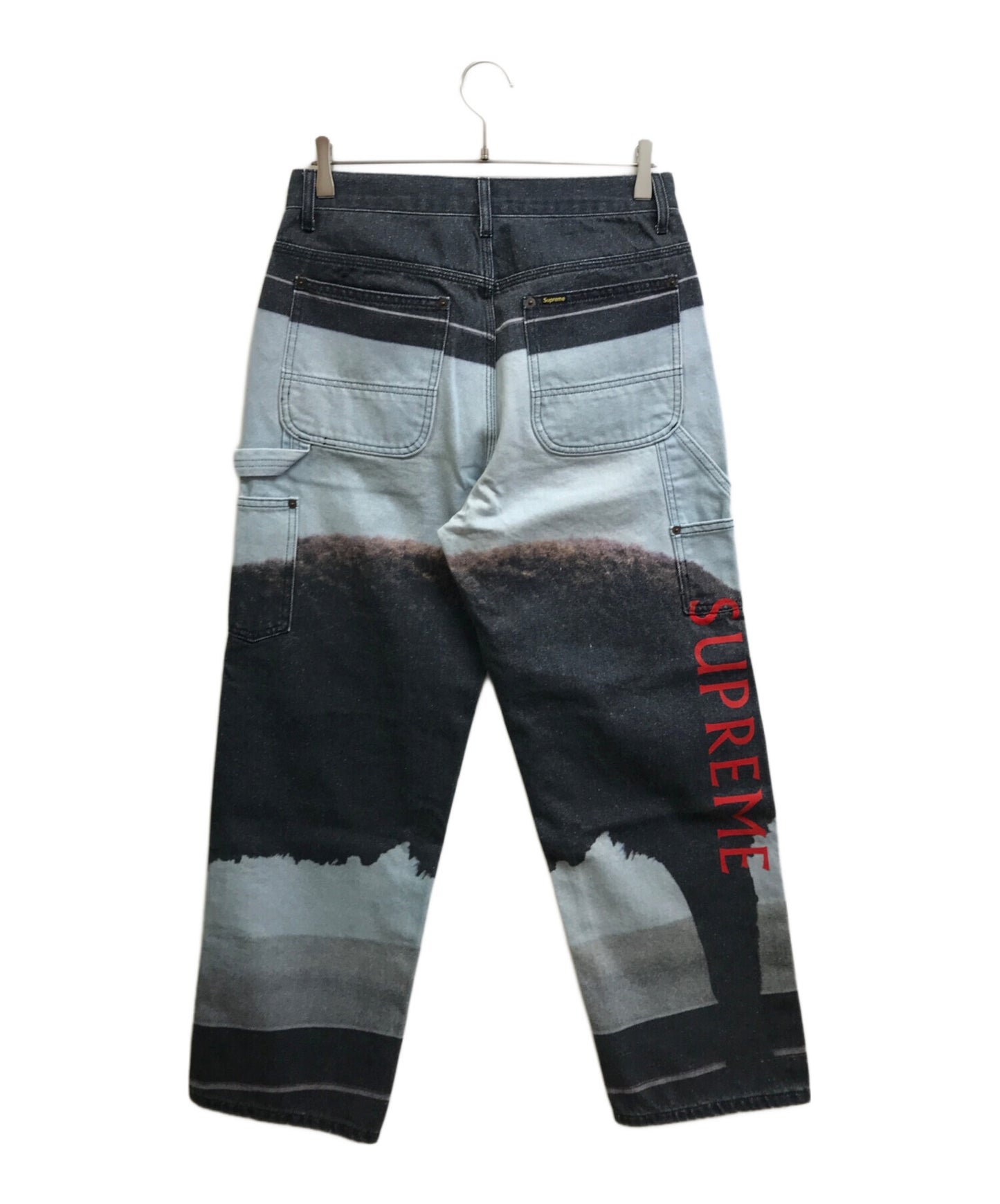 [Pre-owned] SUPREME demien hirst painter jean Black