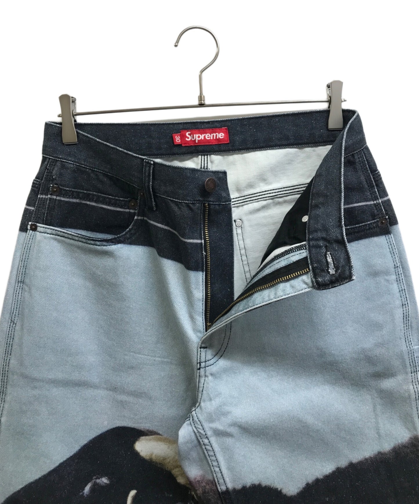 [Pre-owned] SUPREME demien hirst painter jean Black