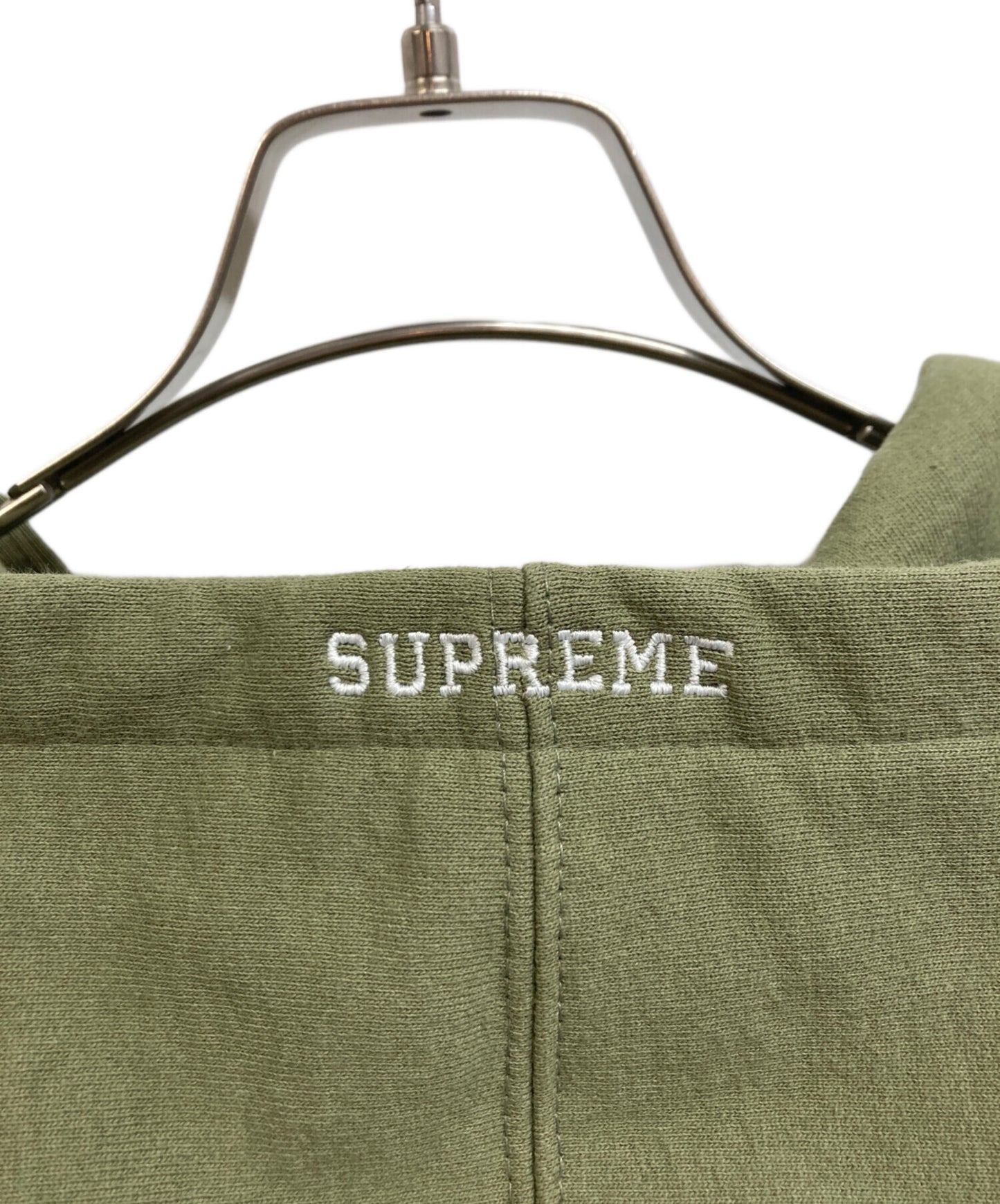 [Pre-owned] SUPREME S logo Zip Up Hooded Sweatshirt