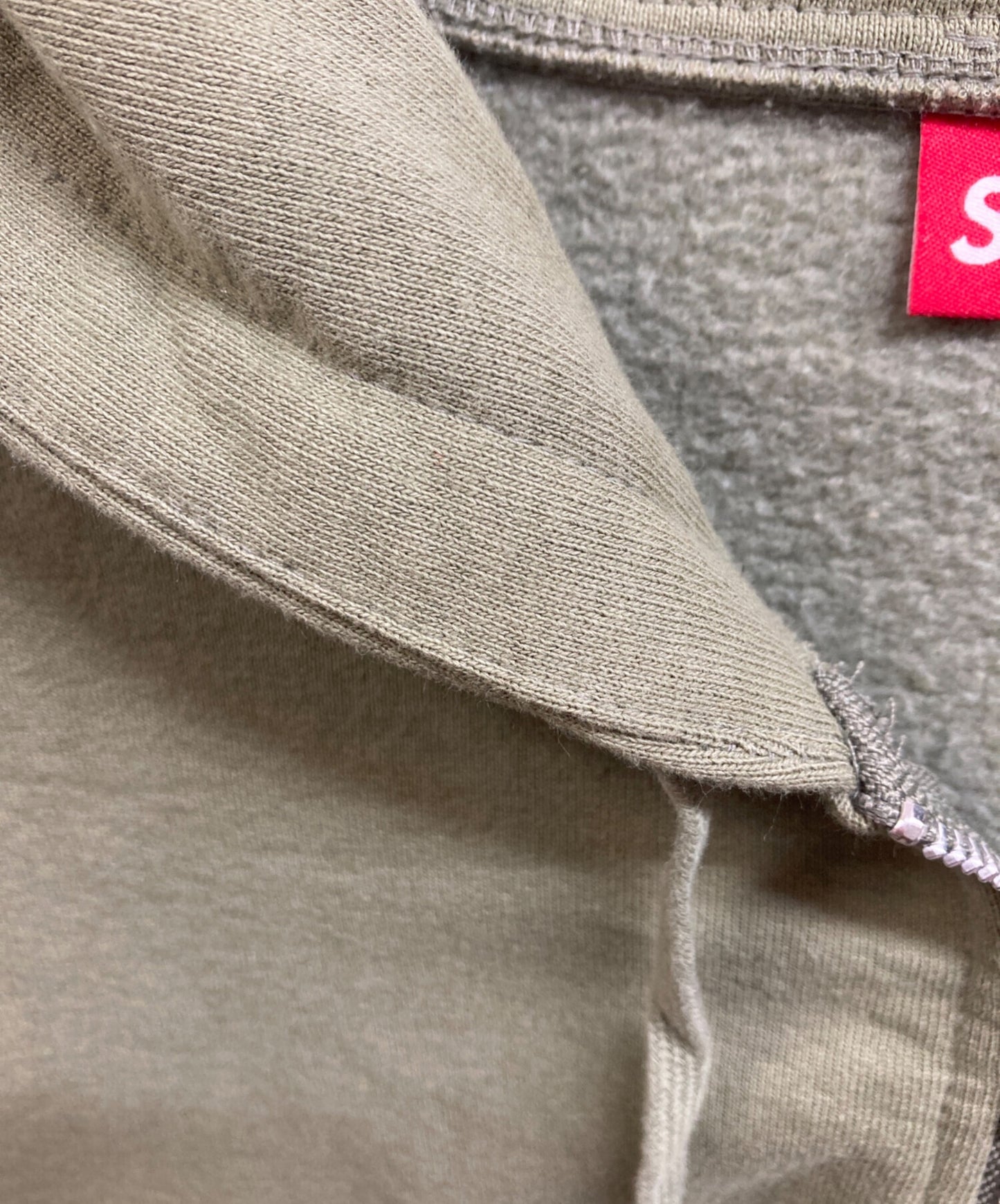 [Pre-owned] SUPREME S logo Zip Up Hooded Sweatshirt