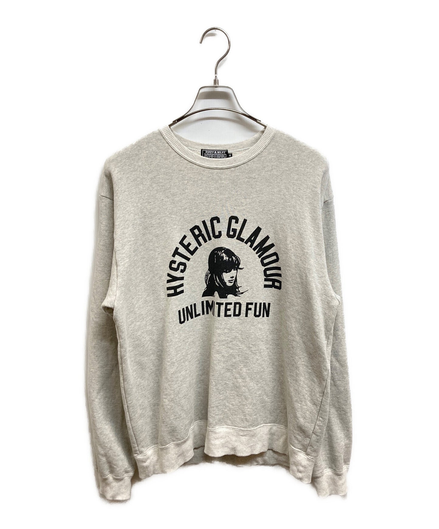 [Pre-owned] Hysteric Glamour UNLIMITED FUN Sweatshirt 02243CS01