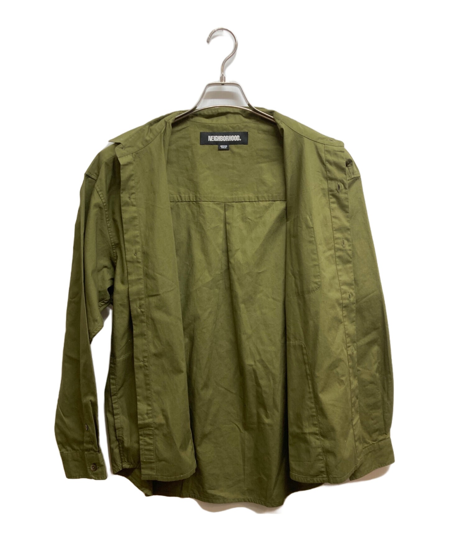 [Pre-owned] NEIGHBORHOOD PLAIN SHIRT LS 242SPNH-SHM02