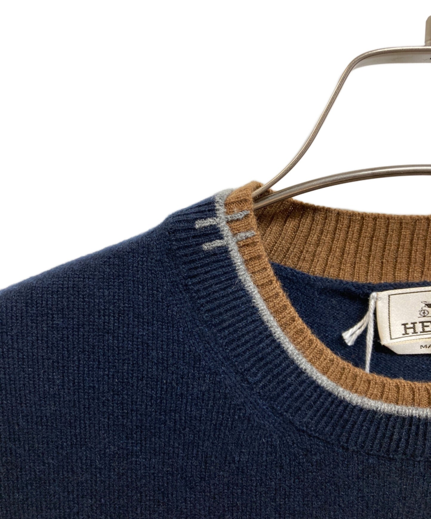 [Pre-owned] HERMES round-necked sweater 367135HA01ME