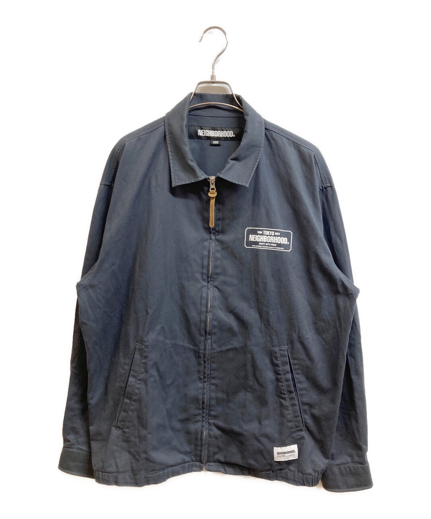 [Pre-owned] NEIGHBORHOOD Logo Print Work Jacket 241TSNH-JKM02