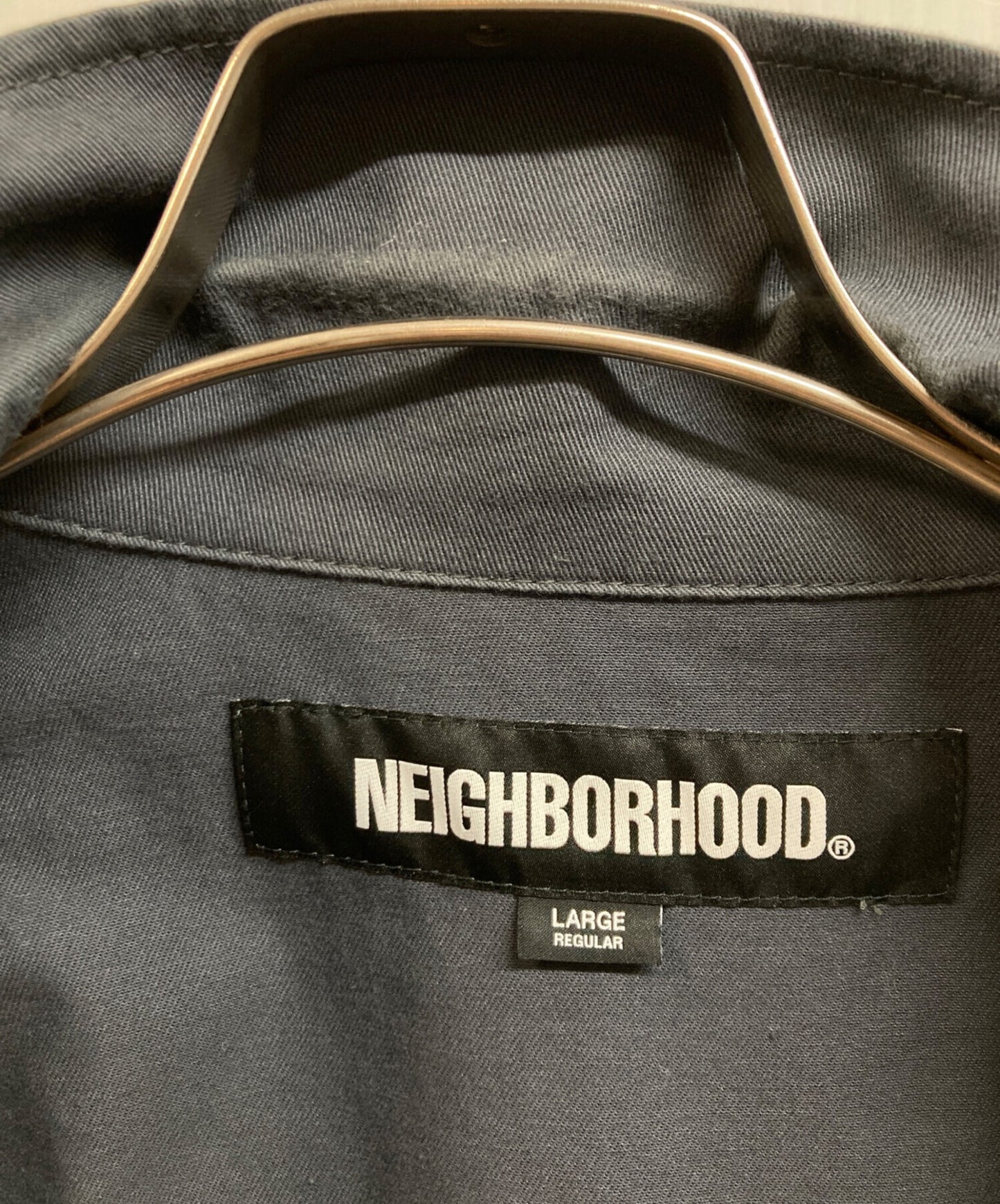 [Pre-owned] NEIGHBORHOOD Logo Print Work Jacket 241TSNH-JKM02