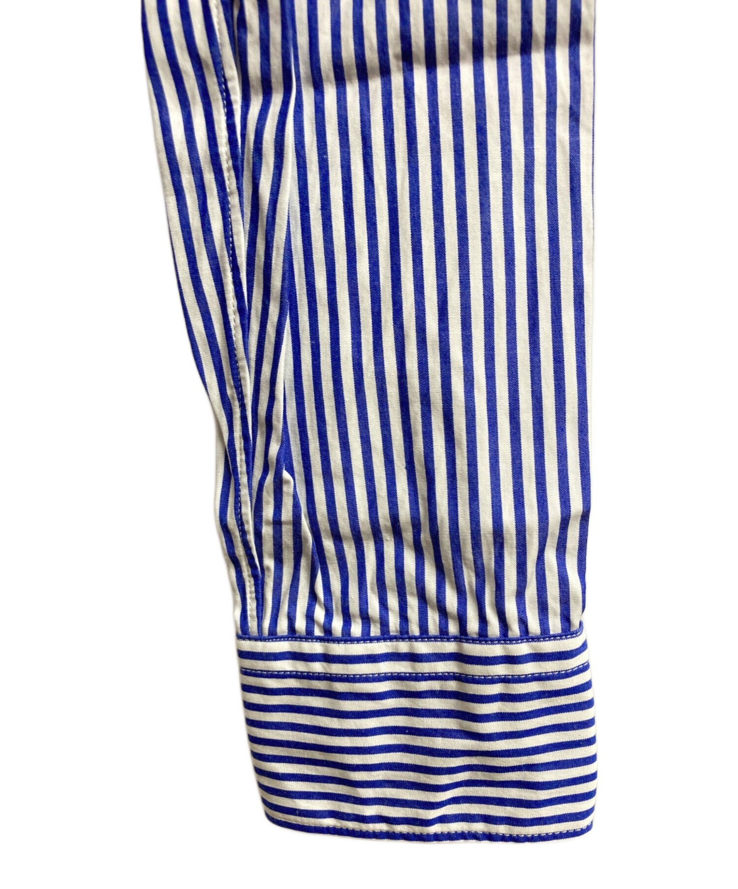 [Pre-owned] PLAY COMME des GARCONS STRIPED L/S SHIRT BLACK HEART AX-B018-051-1-4