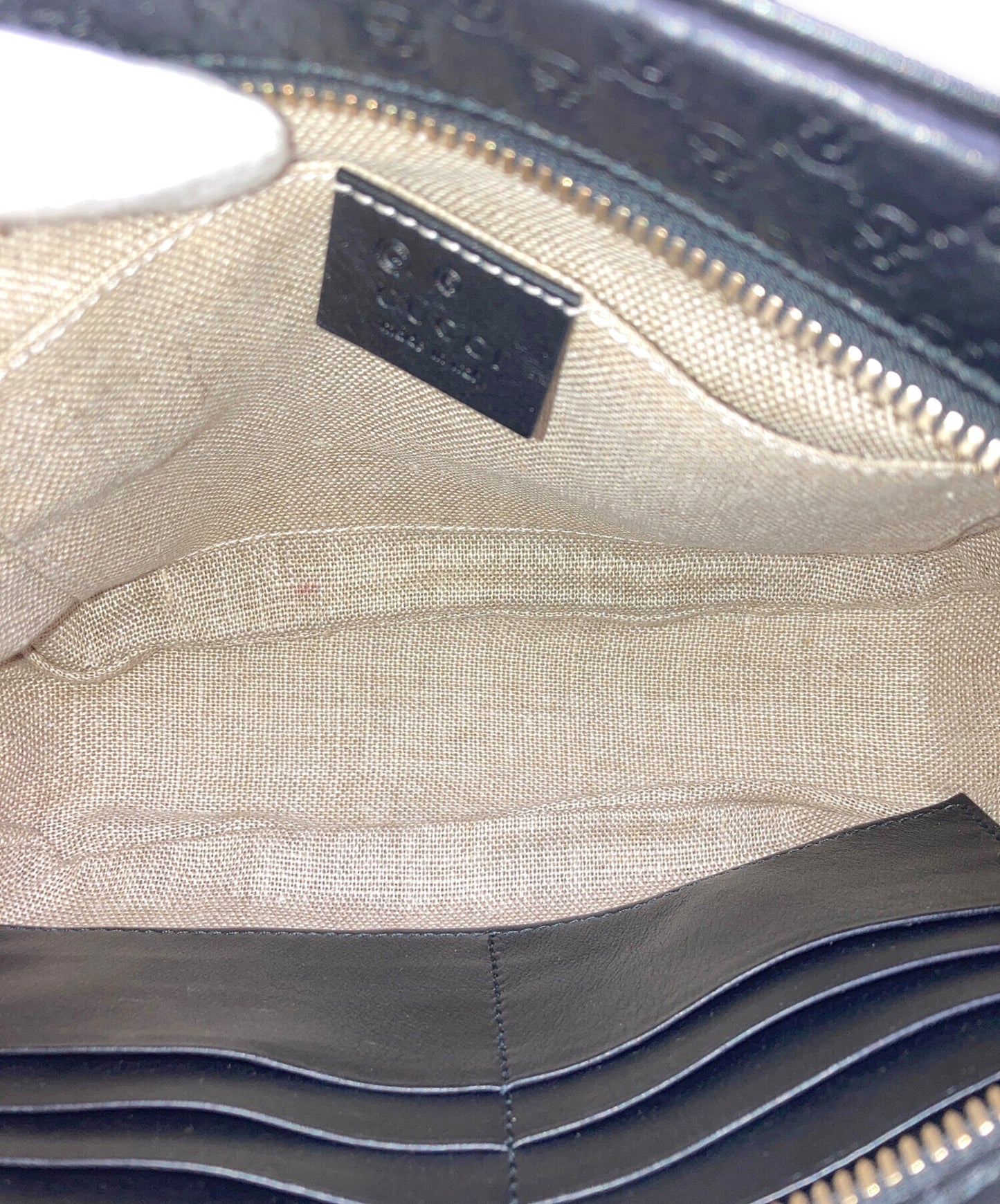 [Pre-owned] GUCCI Micro Guccissima Leather Shoulder Bag 449413