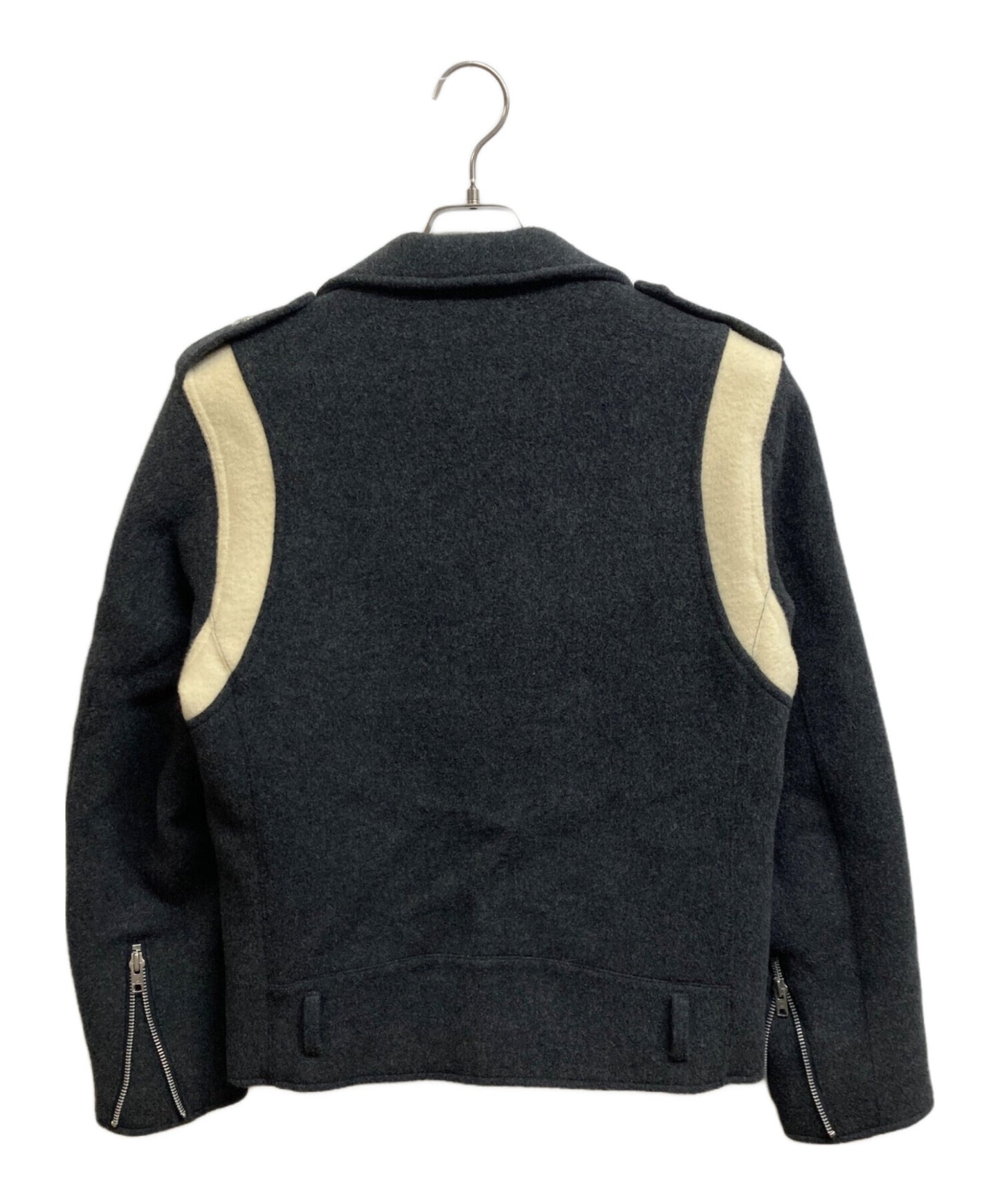 [Pre-owned] stussy Wool double riders jacket