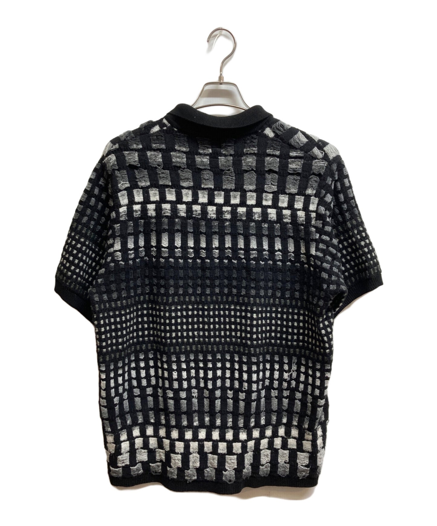 [Pre-owned] SUPREME Gradient Grid Zip Up Polo