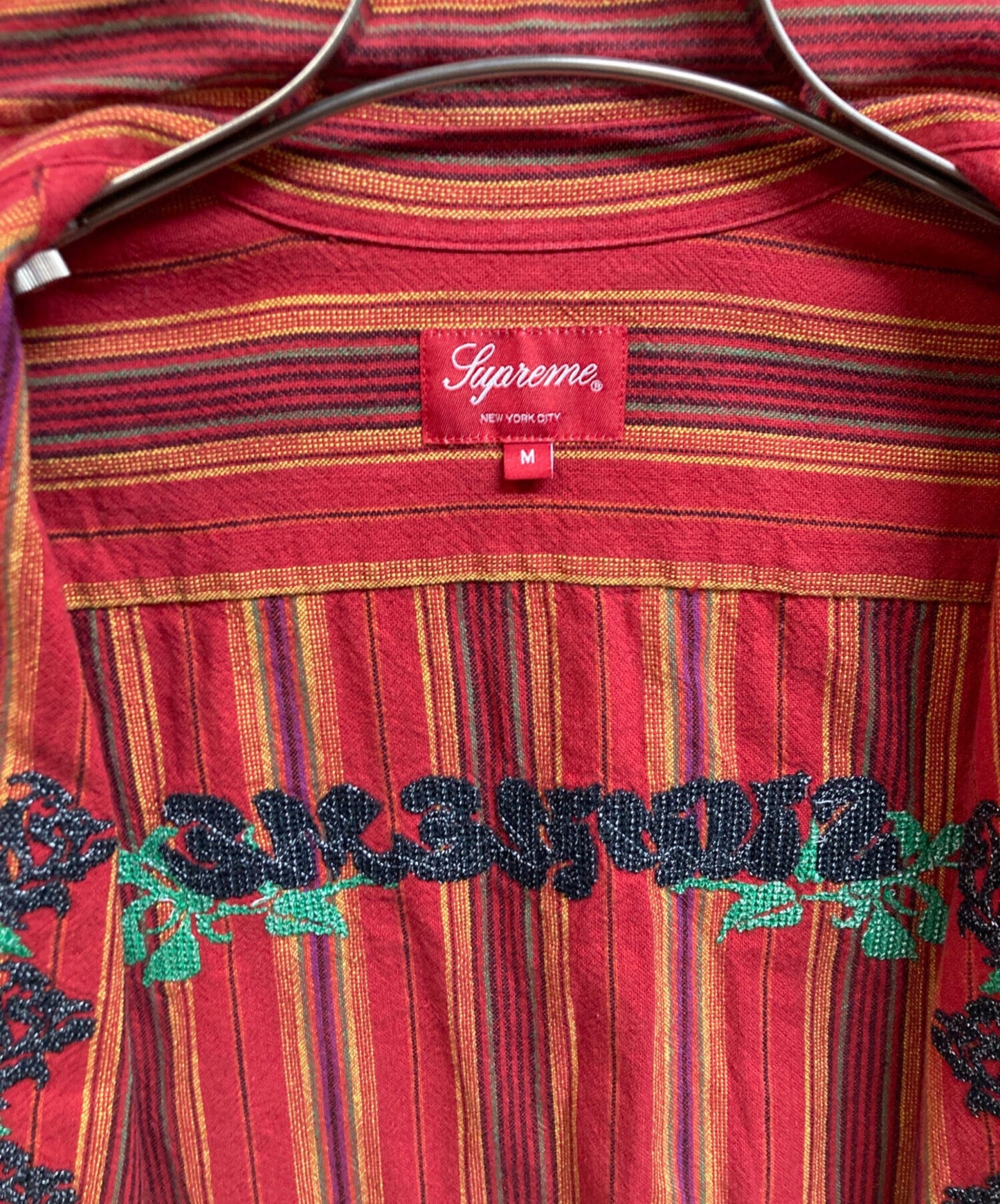 [Pre-owned] SUPREME 23SS Needlepoint shirt
