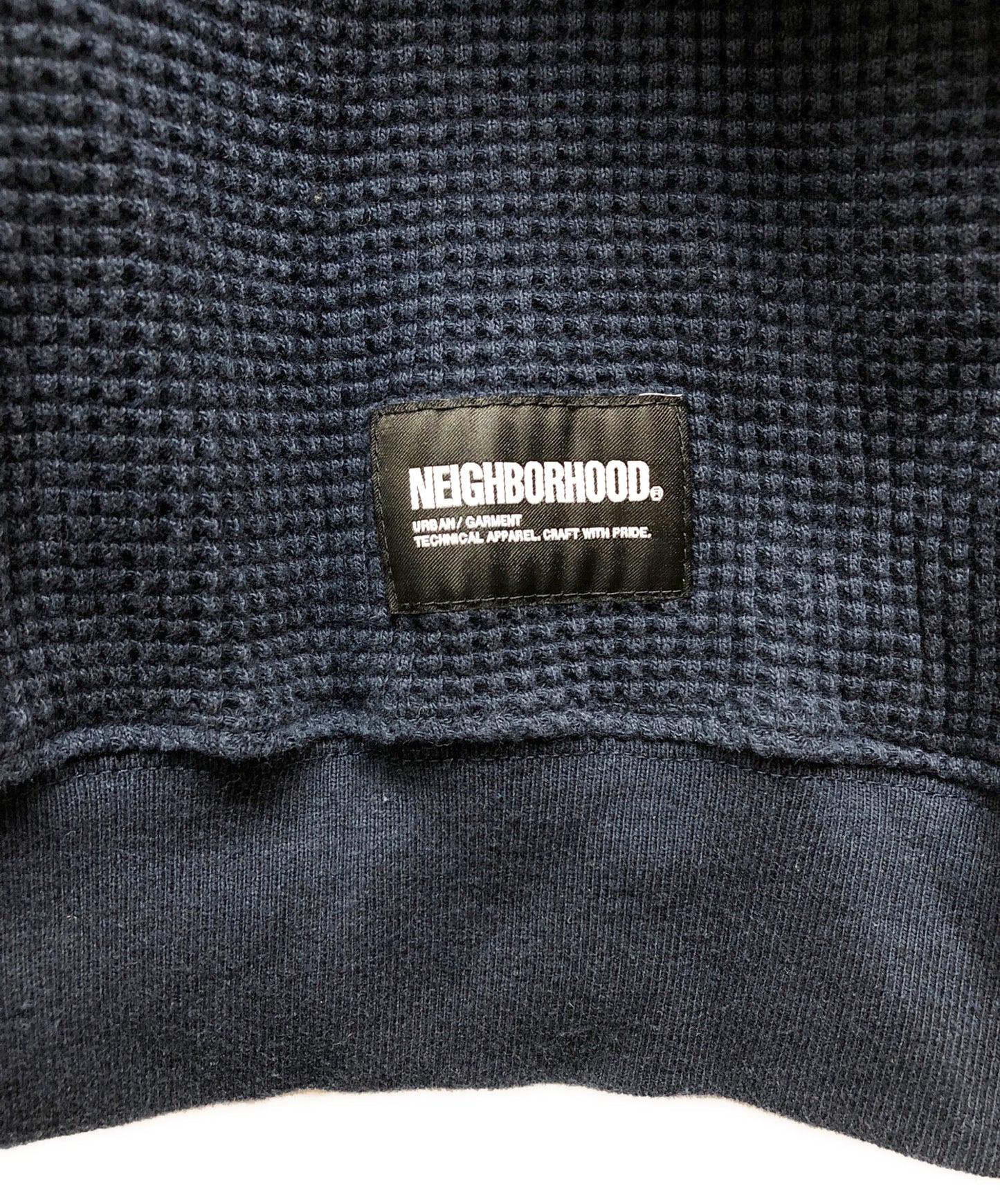 [Pre-owned] NEIGHBORHOOD WAFFLE FABRIC CREWNECK LS 232FPNH-CSM08