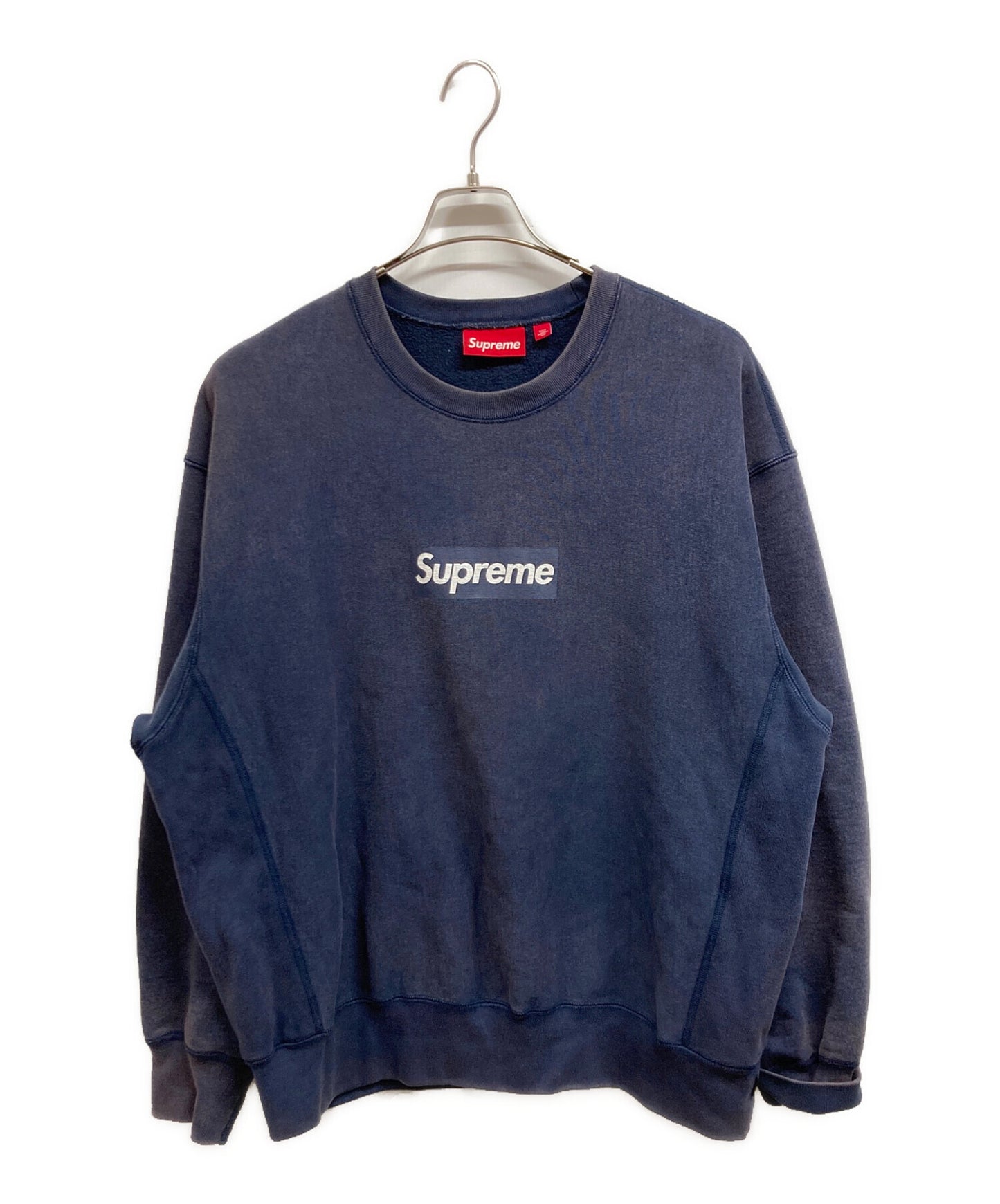 [Pre-owned] SUPREME Wash-Finish Box Logo Crewneck / Supreme Sweatshirt