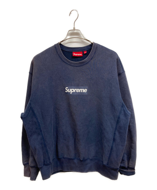 [Pre-owned] SUPREME Wash-Finish Box Logo Crewneck / Supreme Sweatshirt