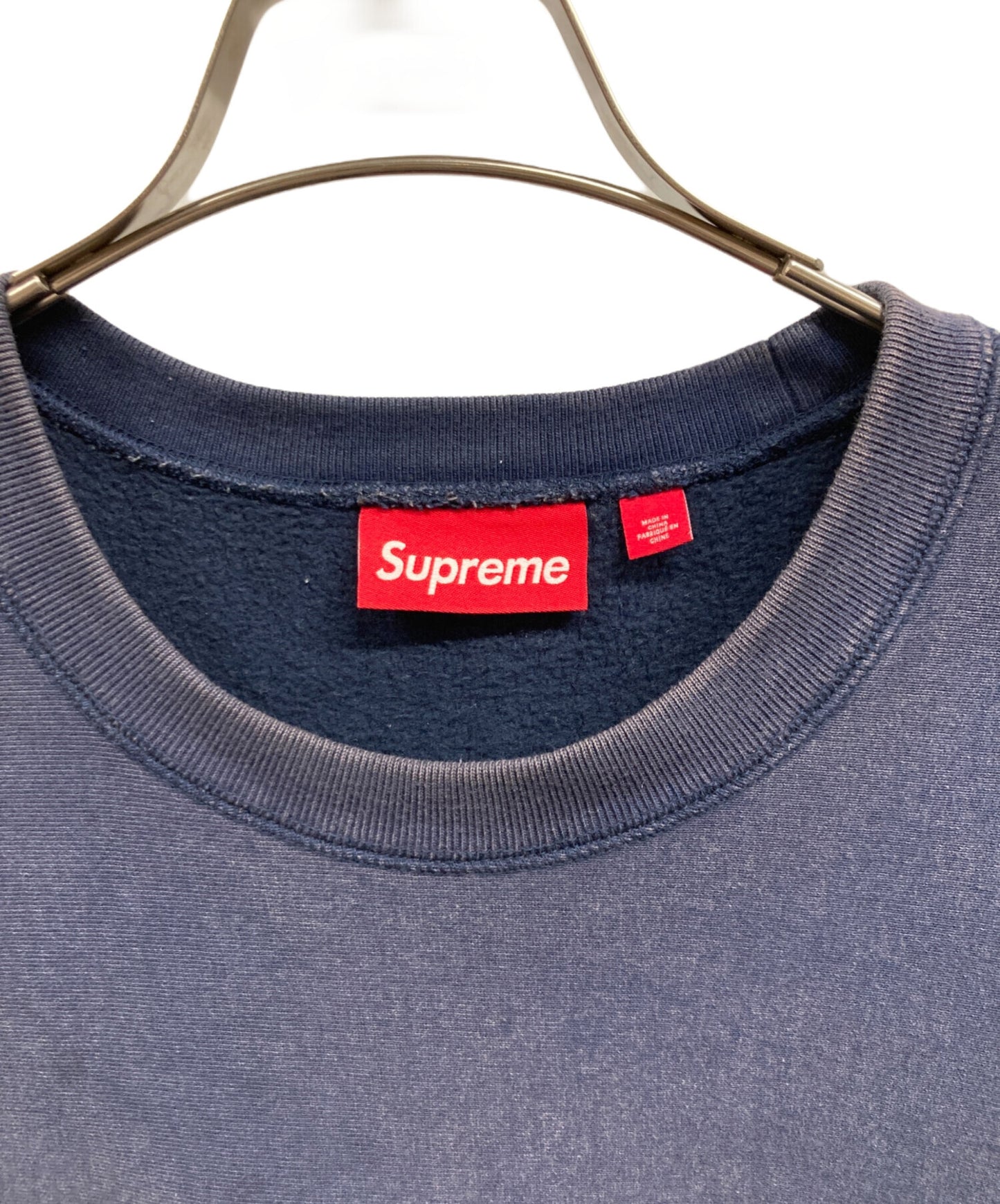 [Pre-owned] SUPREME Wash-Finish Box Logo Crewneck / Supreme Sweatshirt