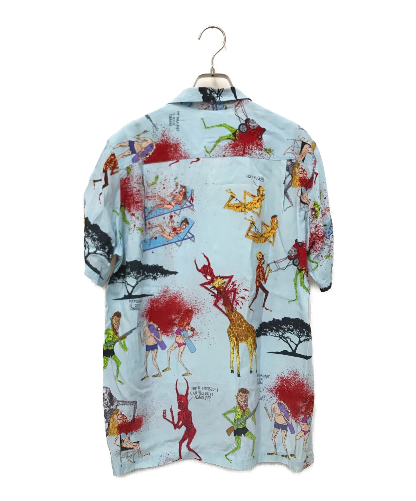 [Pre-owned] WACKO MARIA NECK FACE S/S HAWAIIAN SHIRT