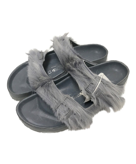 [Pre-owned] RICK OWENS Arizona Extra Halaco Shaggy Collaboration Fur Sandals Popularity BM18S5898