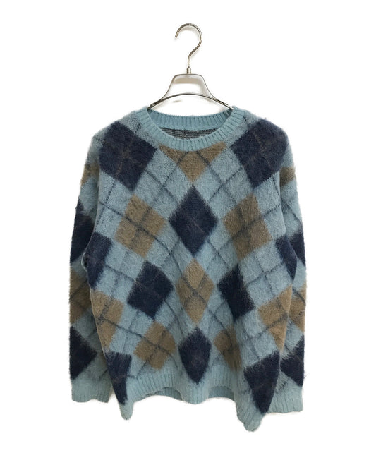 [Pre-owned] Needles Mohair blend argyle knit / Popular / Standard / Trend / BEAUTY&YOUTH special order J0388