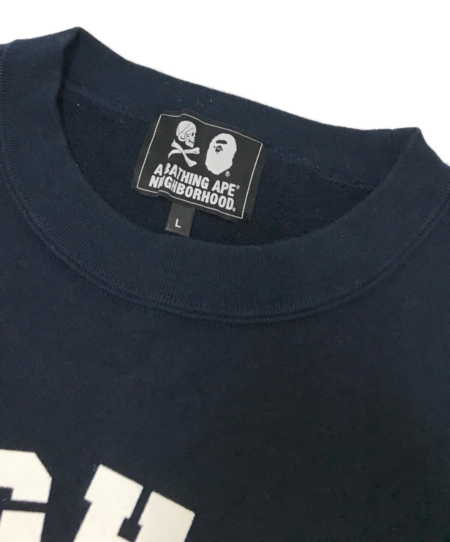 [Pre-owned] A BATHING APE Collaboration Print Sweatshirt 001SWJ231901C