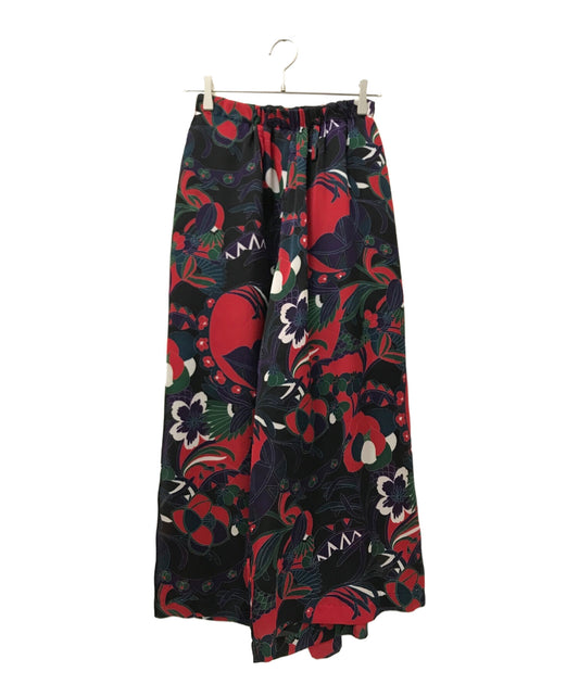 [Pre-owned] Yohji Yamamoto FEMME Poly graphic print wide pants FD-P32-905