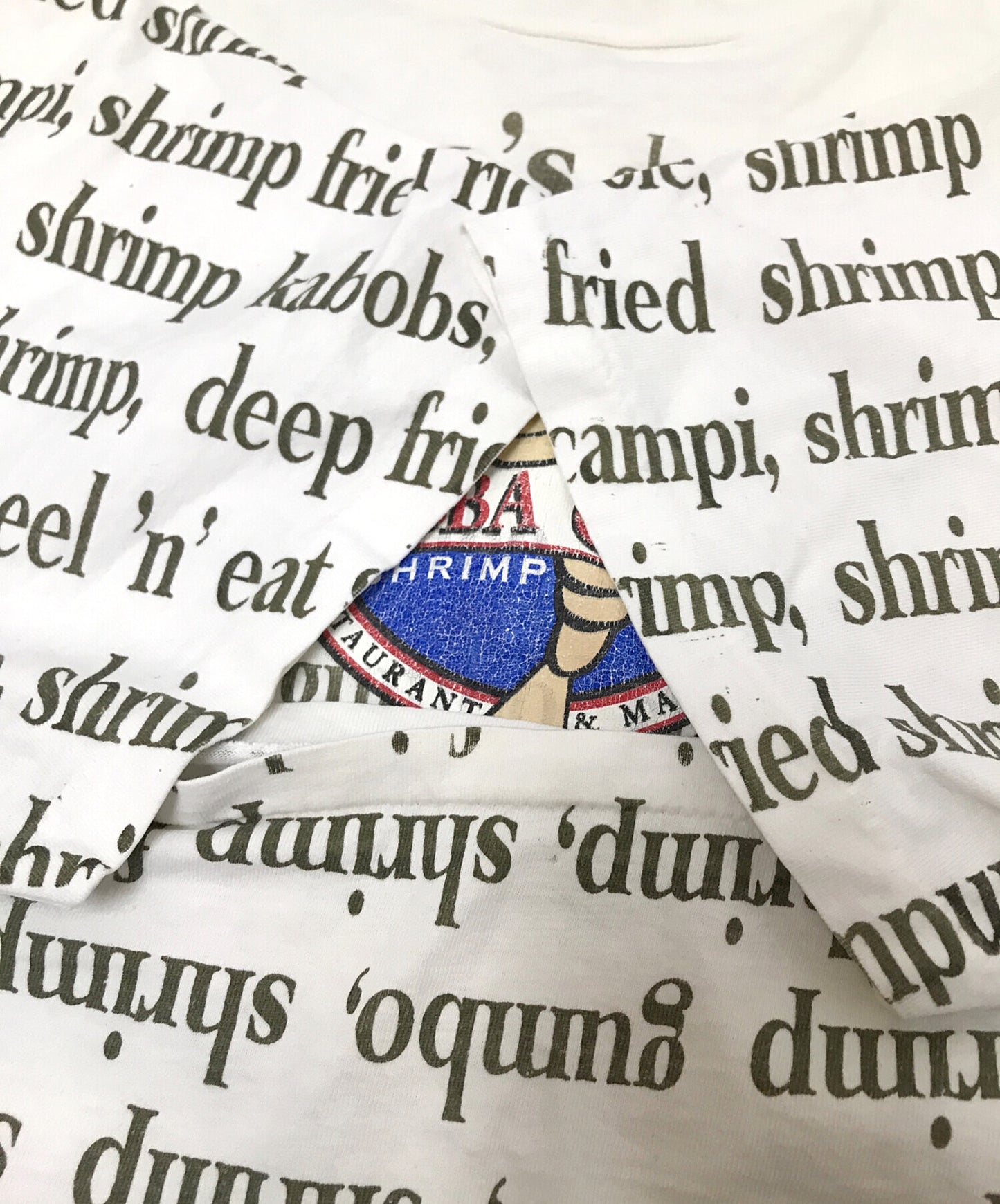 [Pre-owned] BUBBA GUMP 90's all-over print T-shirt