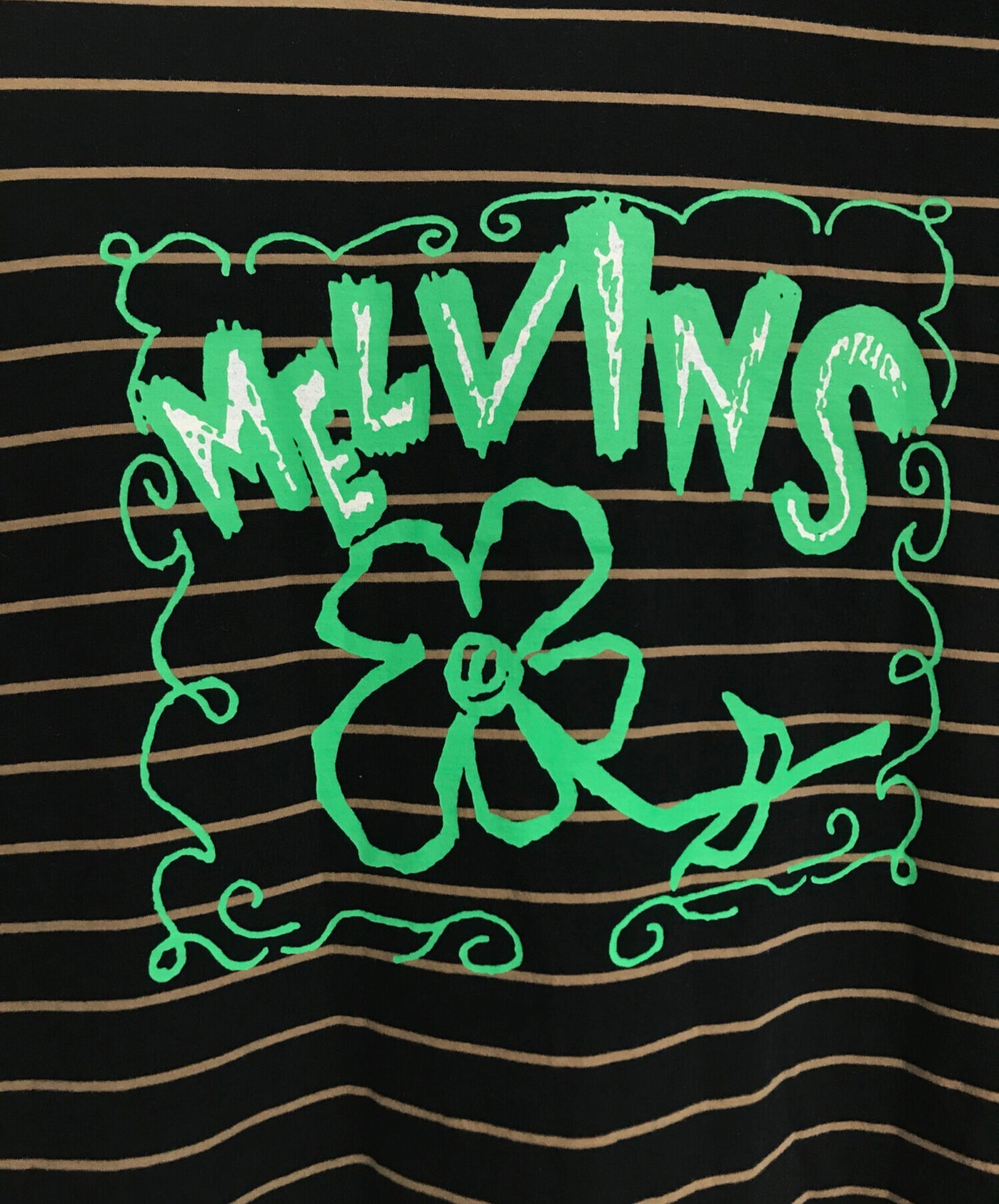 [Pre-owned] SUPREME Melvins Striped Short Sleeve Polo