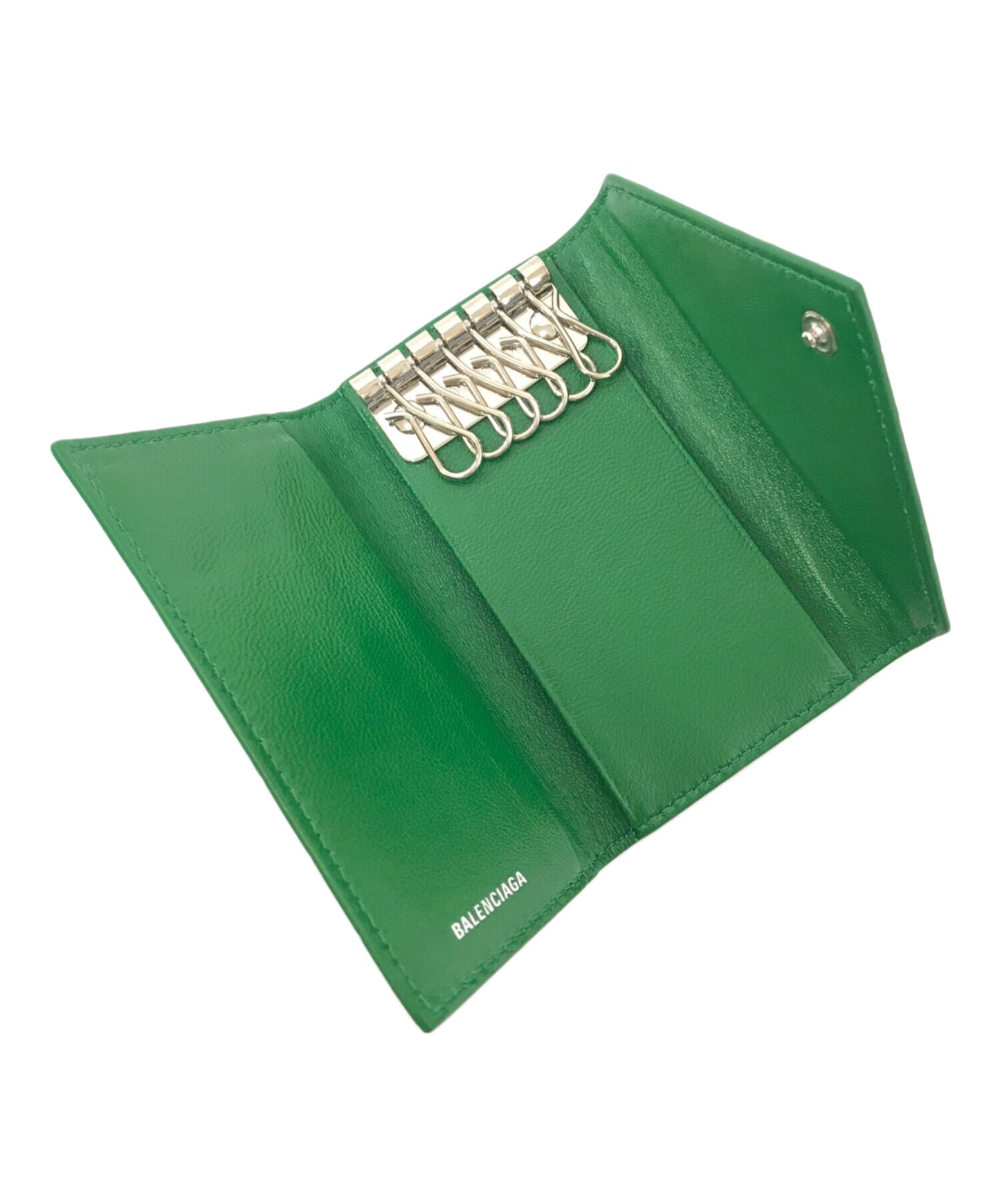 [Pre-owned] BALENCIAGA Paper stamped 6-row key case 65011