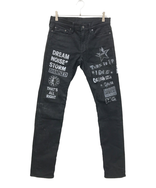 [Pre-owned] Hysteric Glamour Logo patch denim 02193AP11