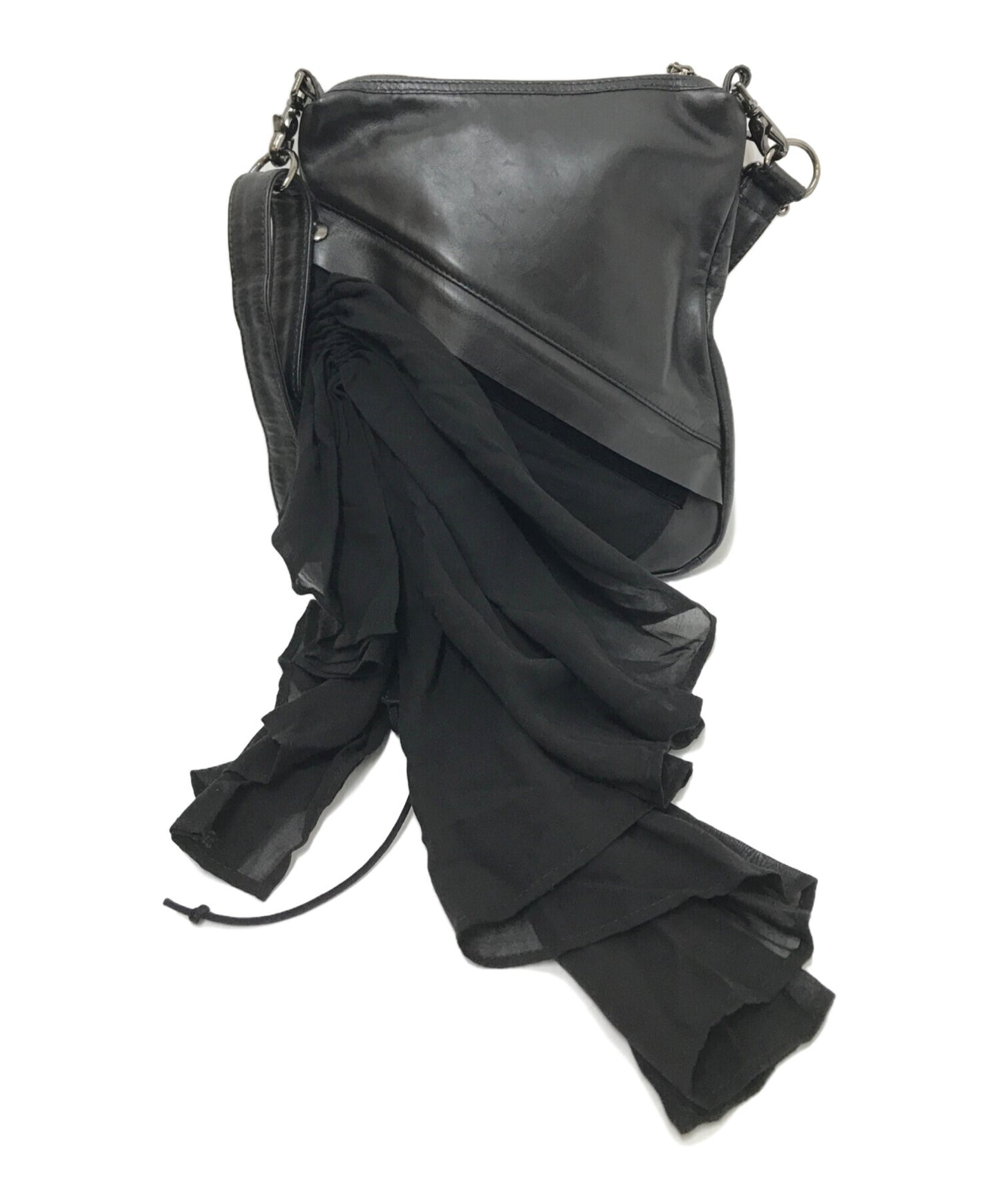 [Pre-owned] yohji yamamoto+noir Leather Stole Bag NB-I08-704