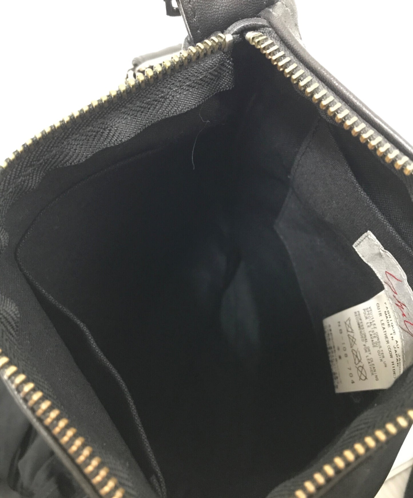 [Pre-owned] yohji yamamoto+noir Leather Stole Bag NB-I08-704