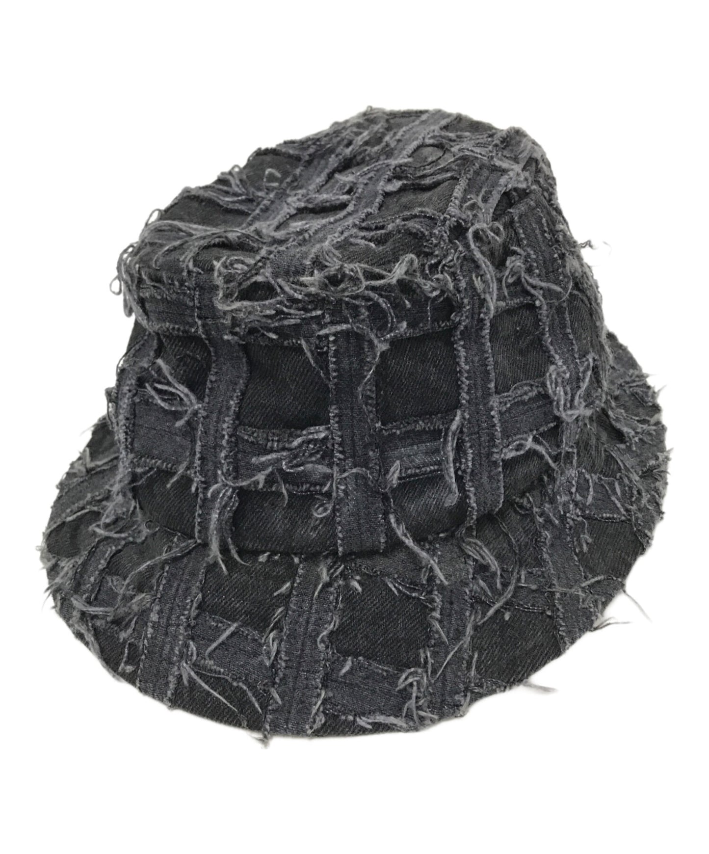 [Pre-owned] SUPREME Frayed Patchwork Denim Crusher